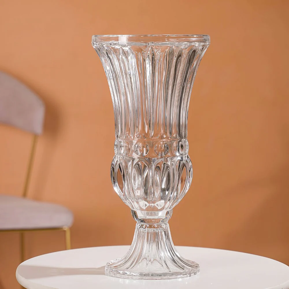 Vintage Pedestal Flower Vase 16 Inch - Image 5
