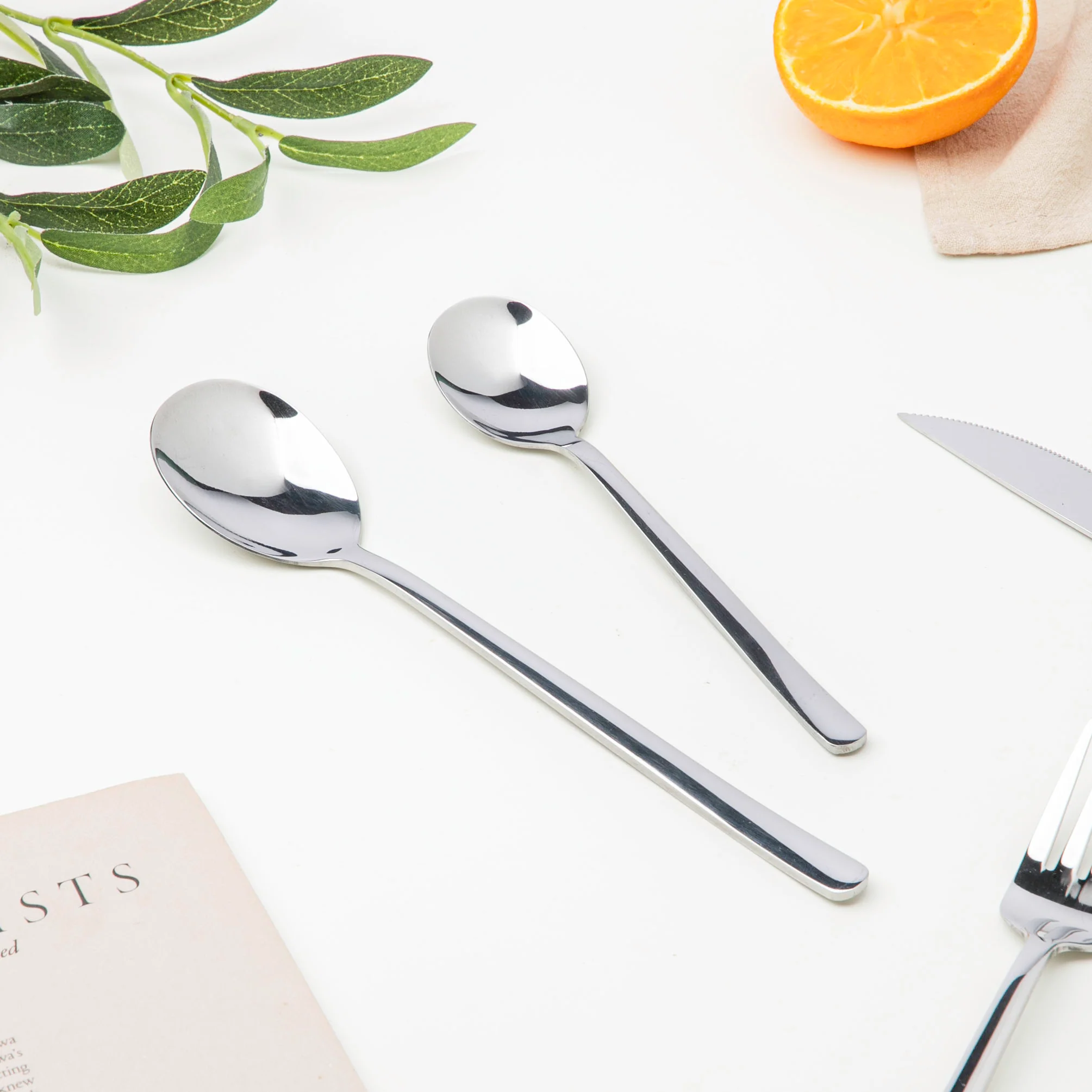 Vintage Stainless Steel Cutlery Set Of 4 Silver - Image 5