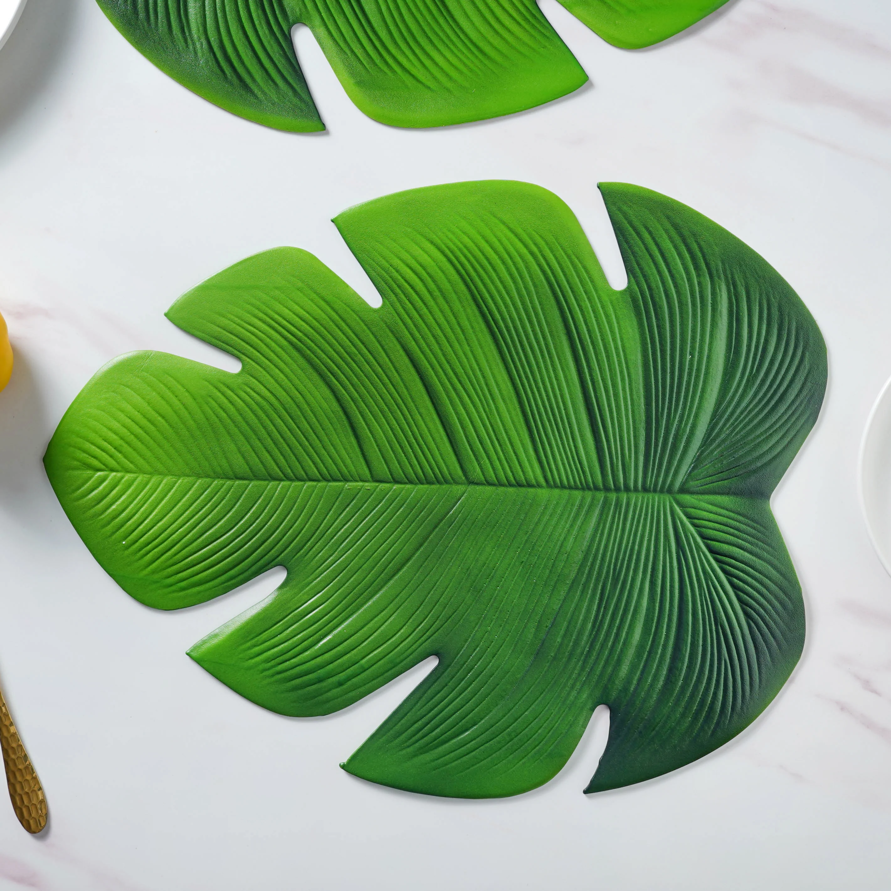 Vinyl Leaf Placemat Set of 2 - Image 6
