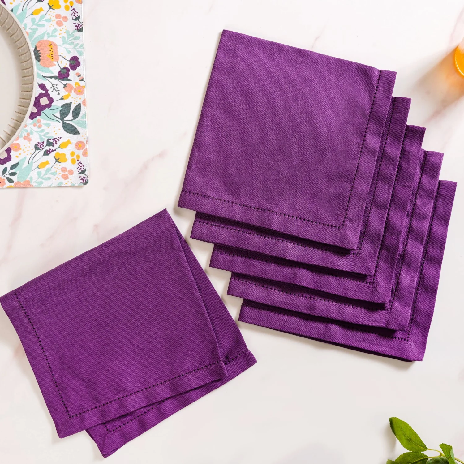 Viola Table Napkin And Mat Set Of 12 - Image 6