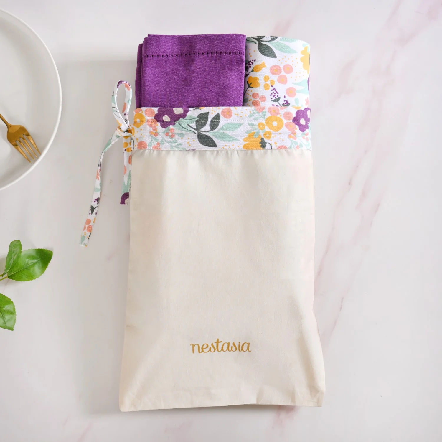 Viola Table Napkin And Mat Set Of 12 - Image 8