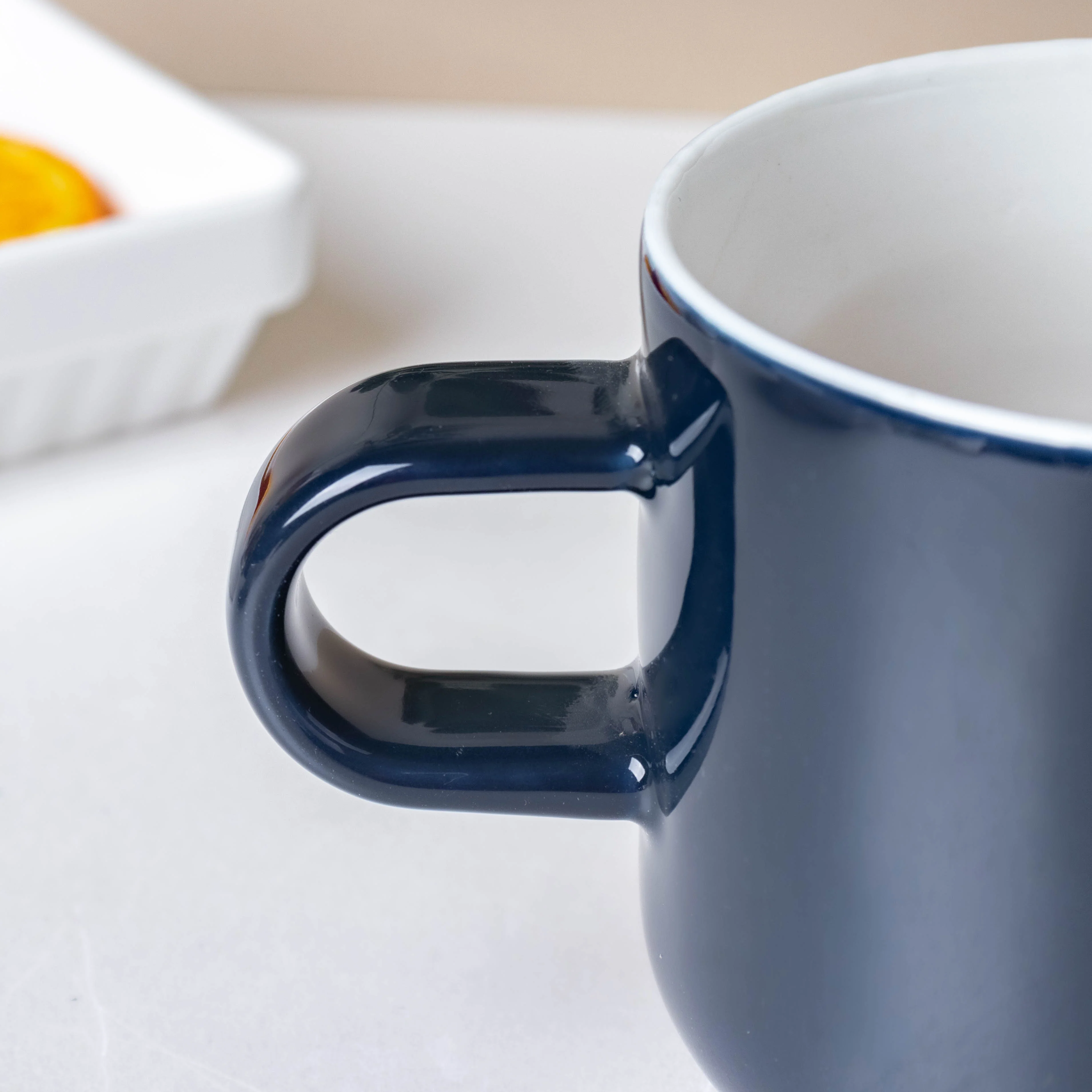 Viorel Prussian Blue Ceramic Cup 250 ml - Image 3