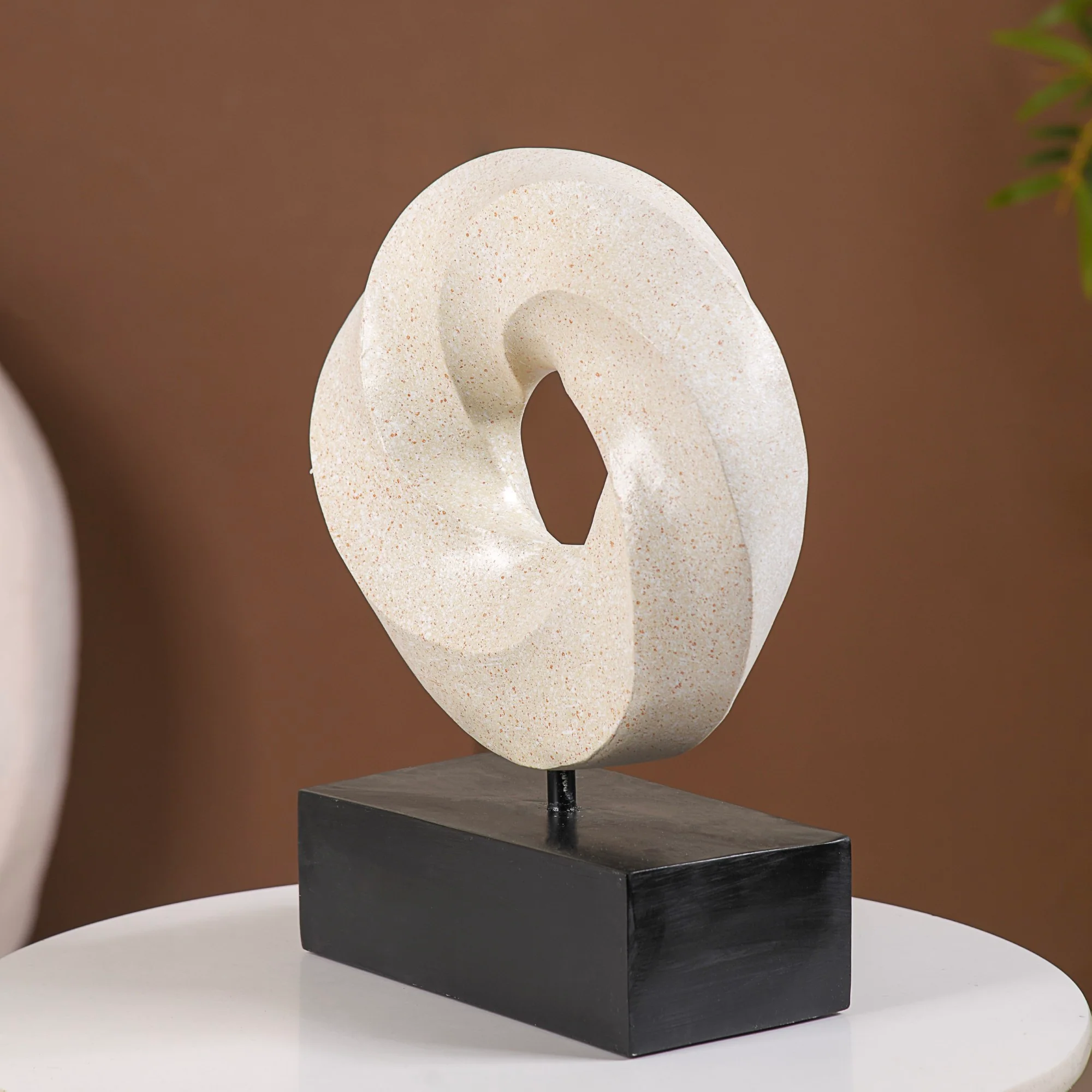 Vortex Art Decor Showpiece White - Image 2