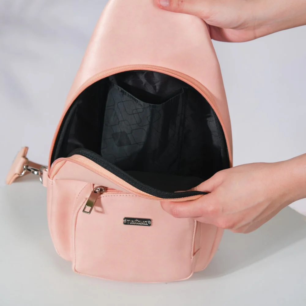 Voyager One Shoulder Cross Body Bag Pink - Image 15
