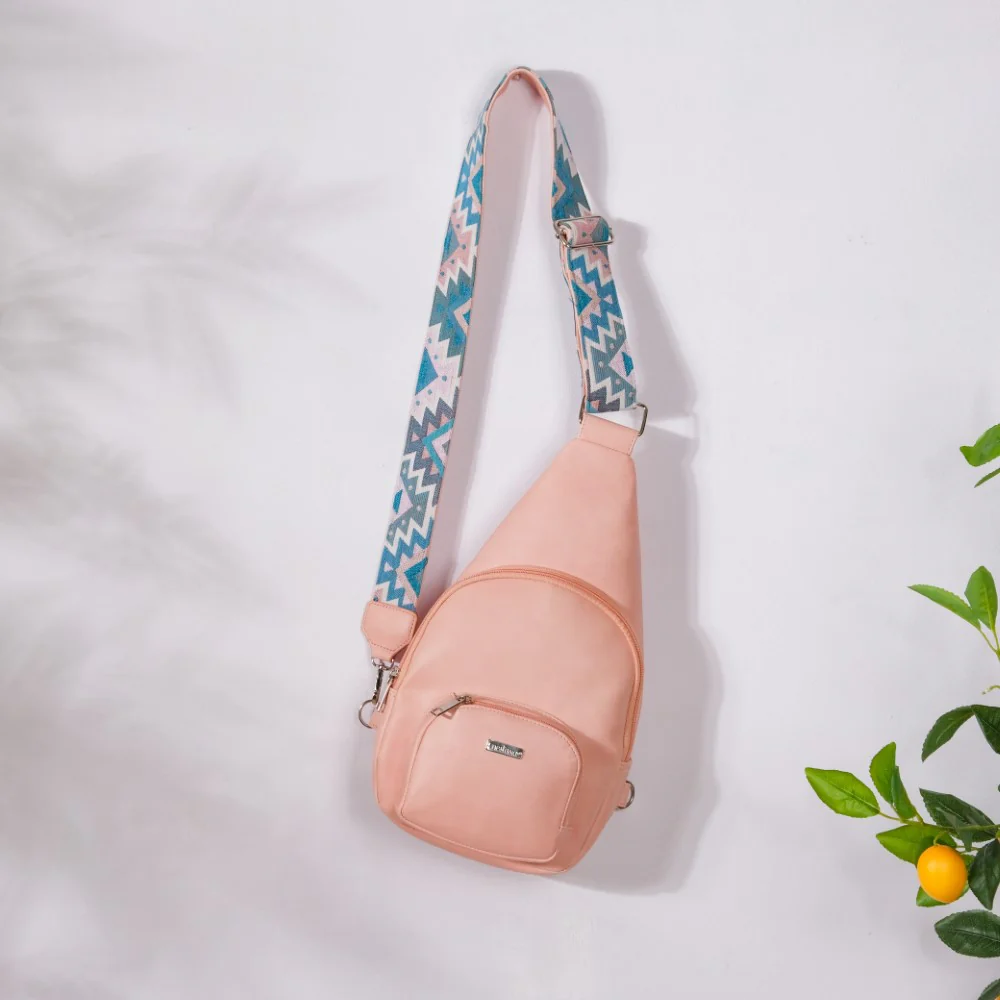 Voyager One Shoulder Cross Body Bag Pink - Image 2