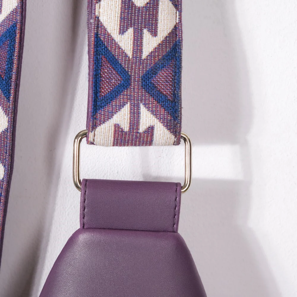 Voyager One Shoulder Sling Backpack Purple - Image 11