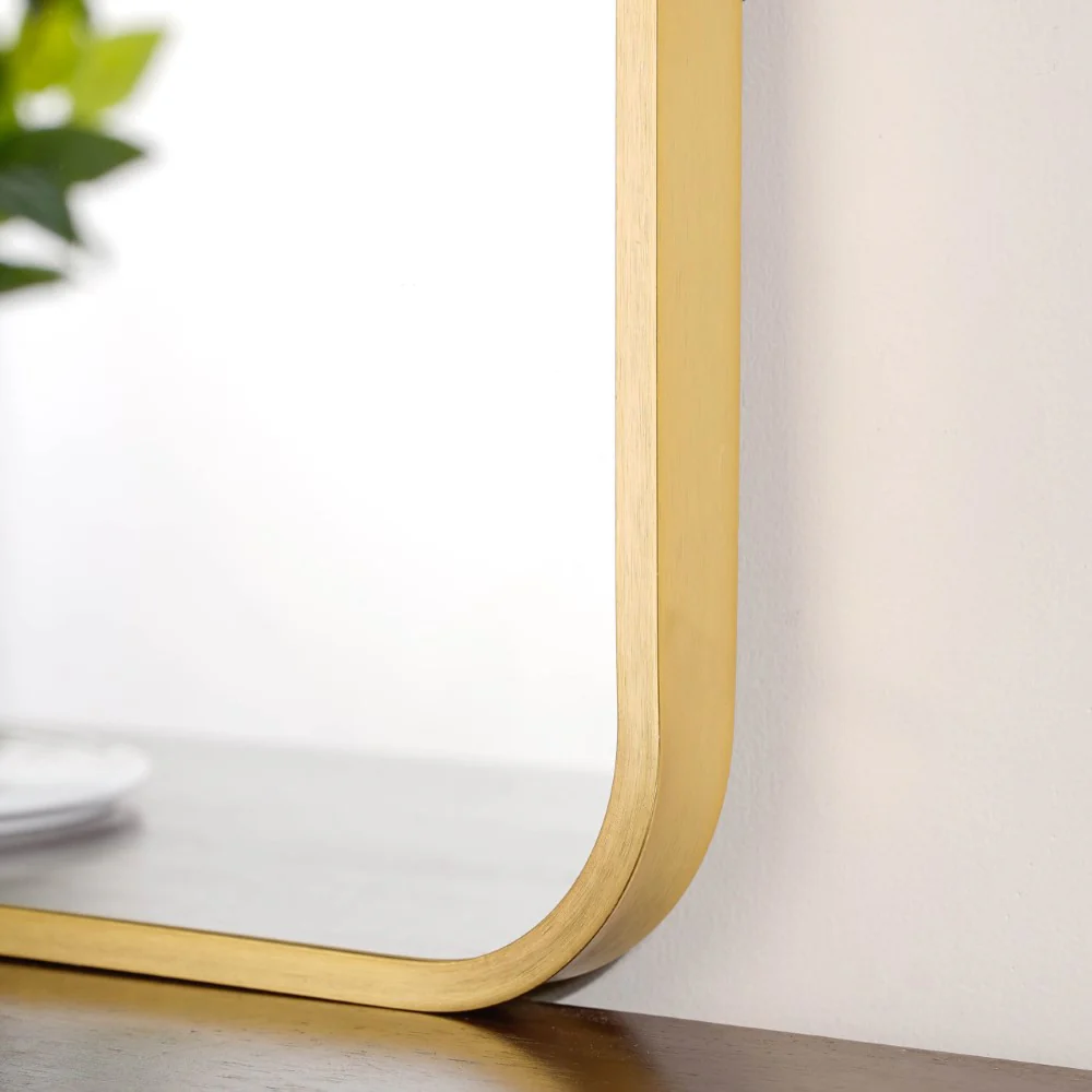 Wall Decor Mirror Gold 20 x 16 Inches - Image 10