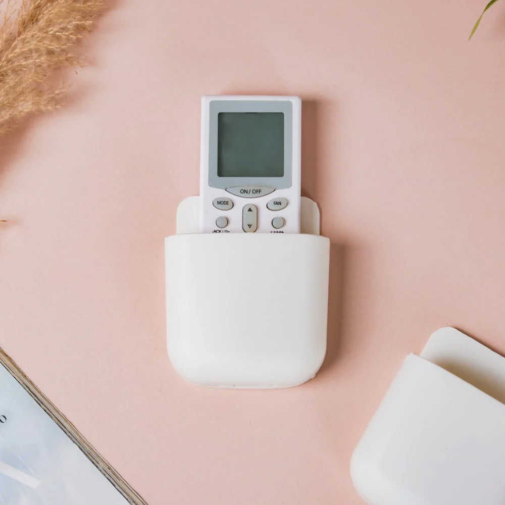 Wall Mounted Phone Storage Case White Set Of 2 - Image 5