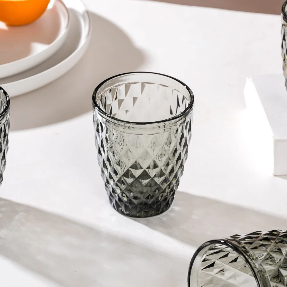 Water Glass Ash Grey Set Of 6 250 ml - Image 9