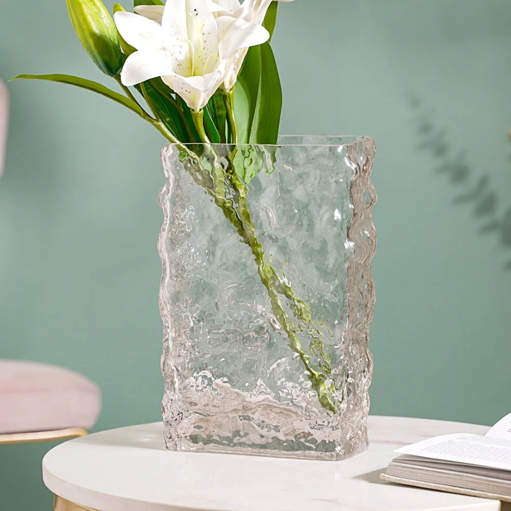 Waterfall Glass Flower Vase - Image 4