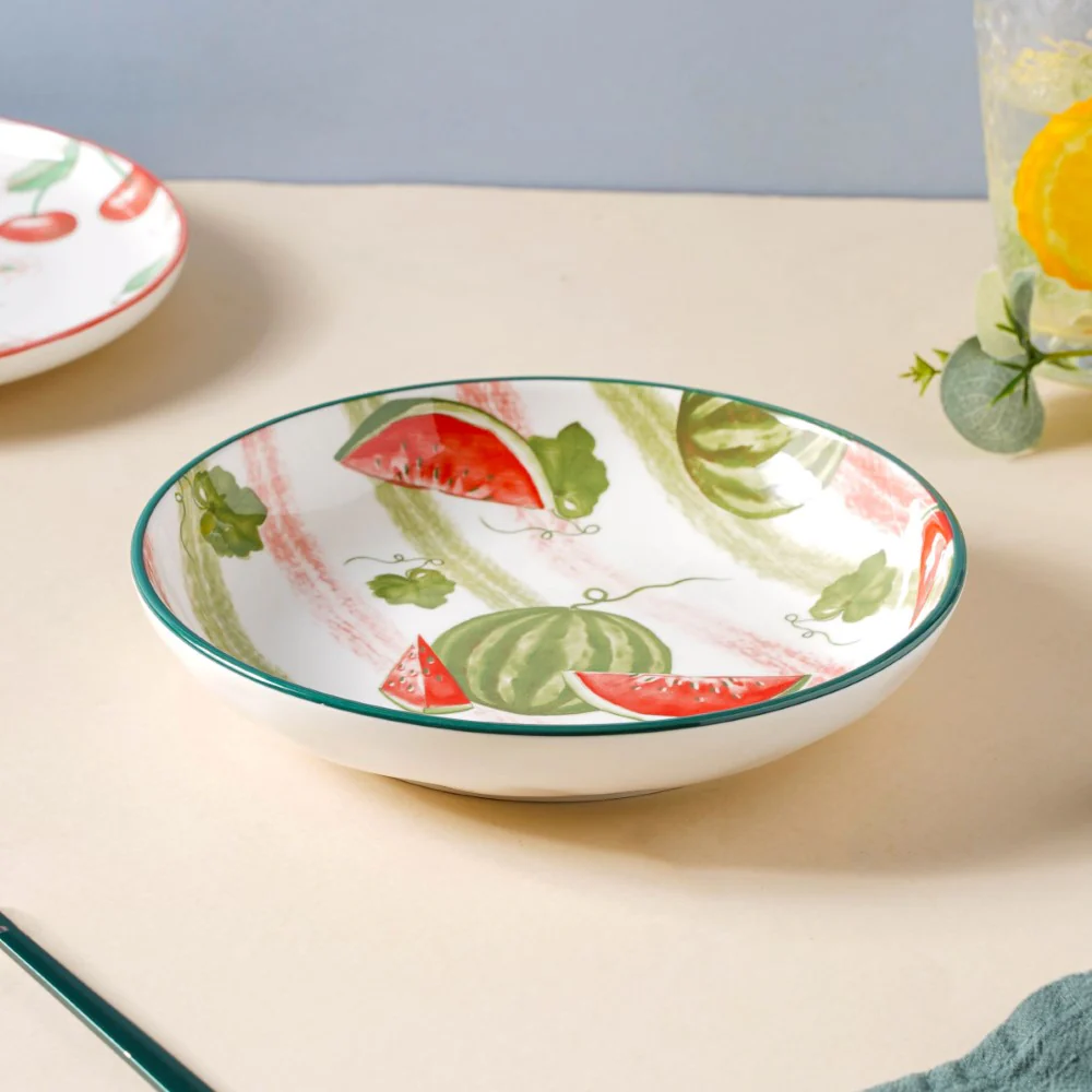 Watermelon Fruit Salad Plate 7.5 inch - Image 3