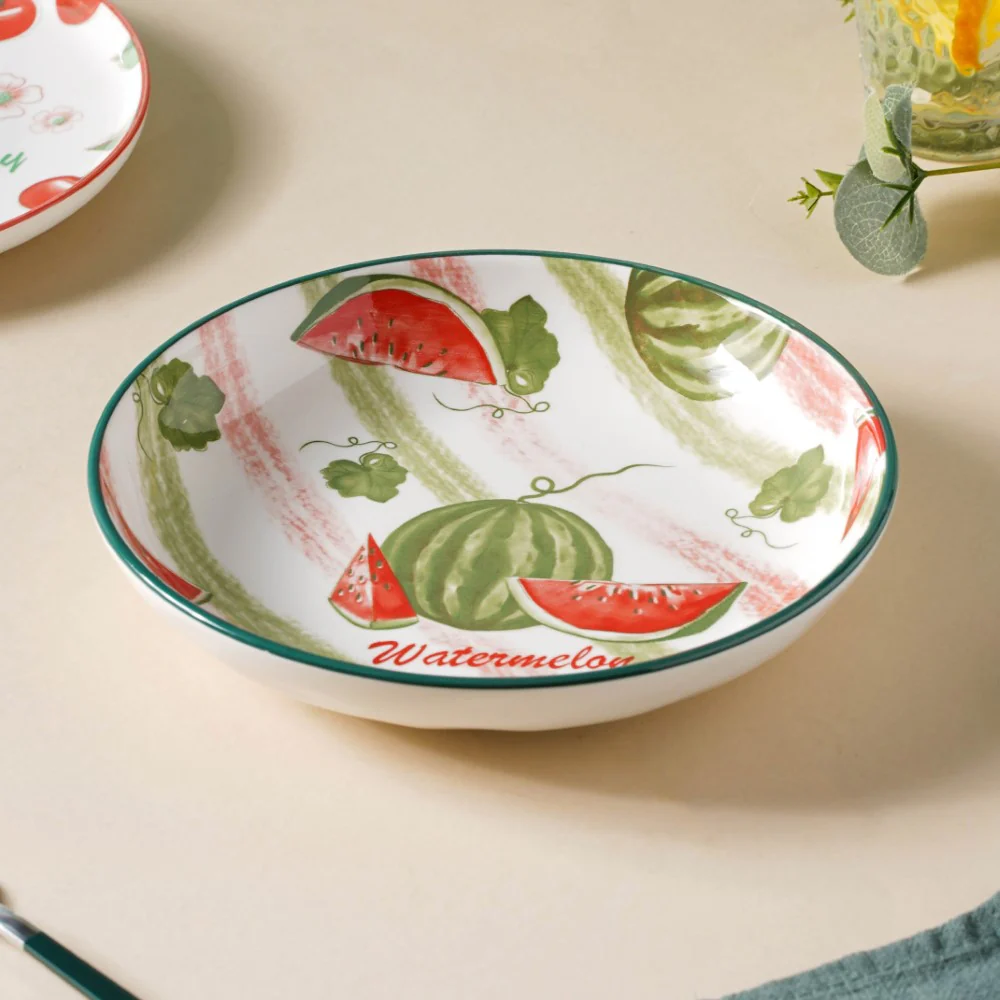 Watermelon Fruit Salad Plate 7.5 inch - Image 4