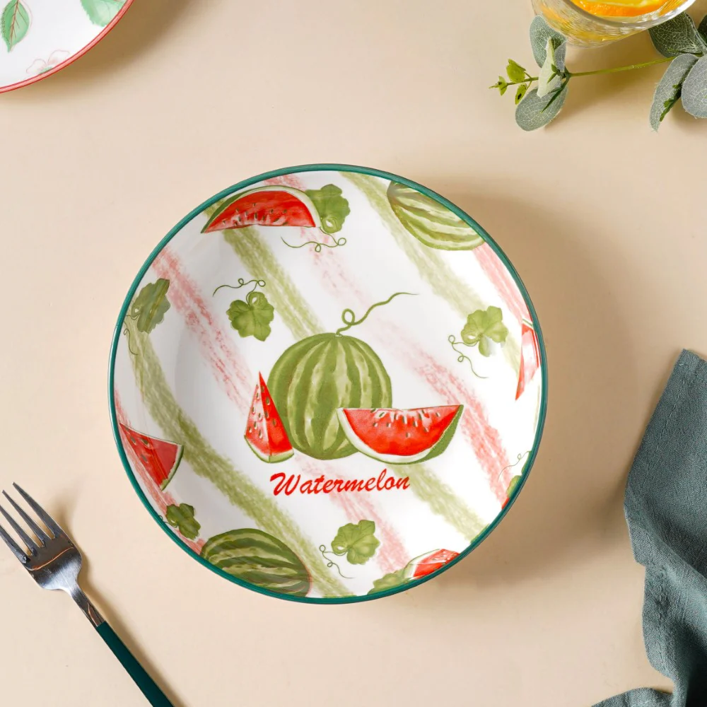 Watermelon Fruit Salad Plate 7.5 inch - Image 5
