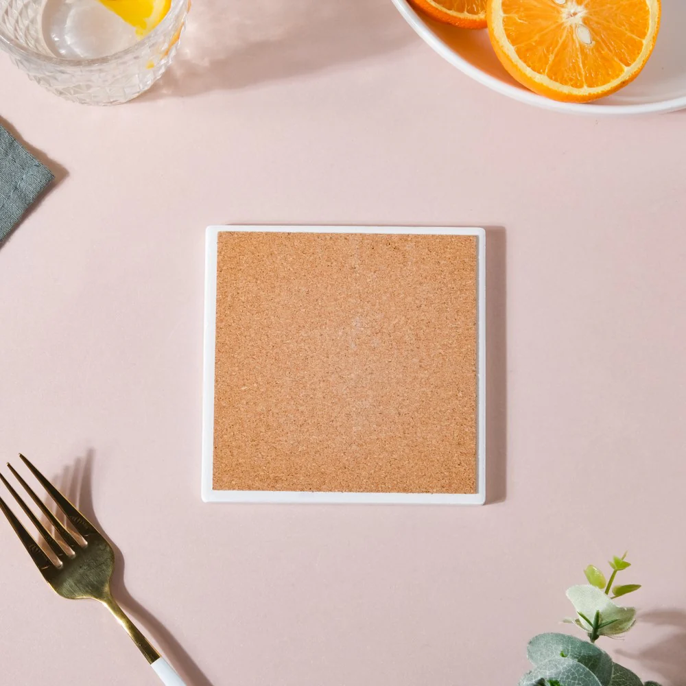 Watermelon Matte Ceramic Tile Coaster Set Of 4 - Image 7