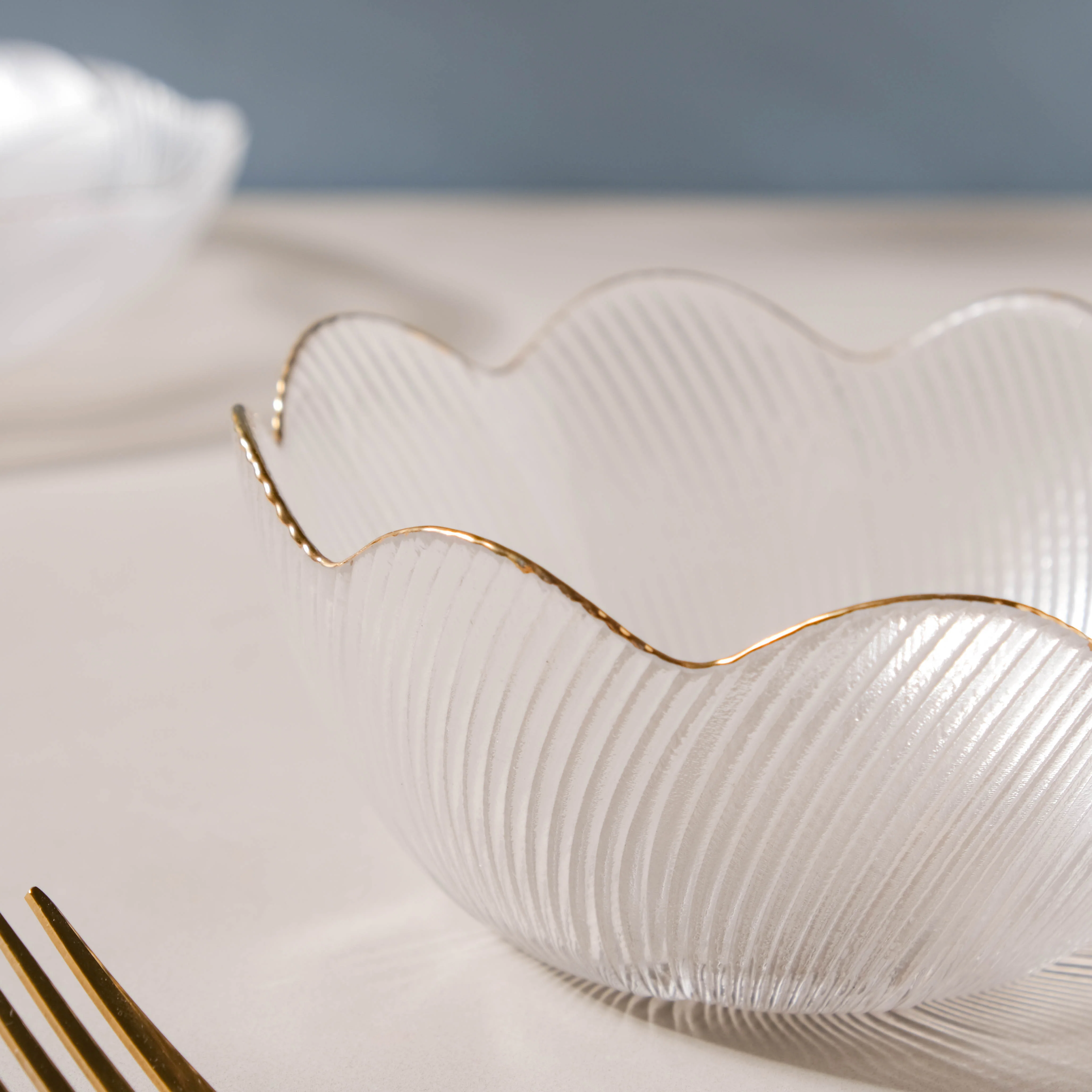 Wavy Glass Side Bowl - Image 6