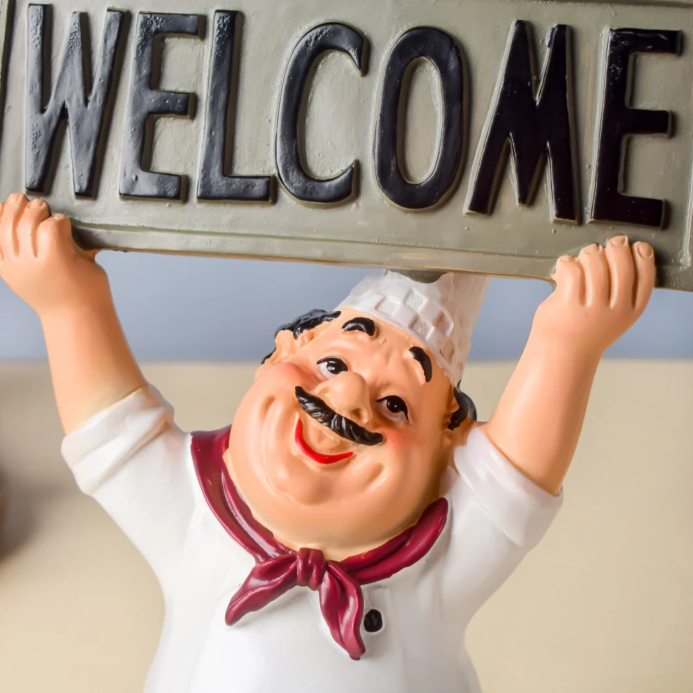Welcome Chef Resin Decor - Image 4