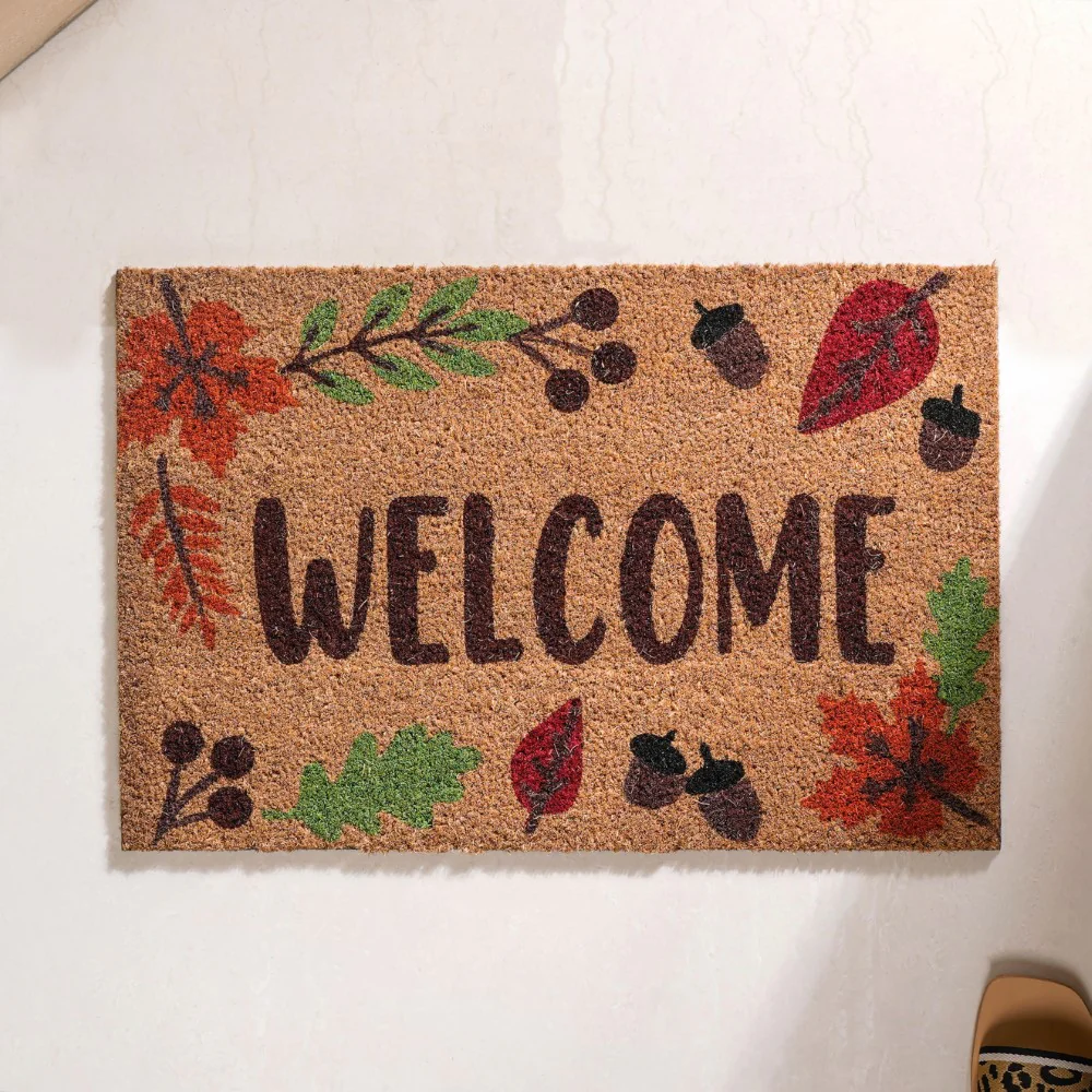 Welcome Coir Doormat 23.5 x 15.5 Inches - Image 2