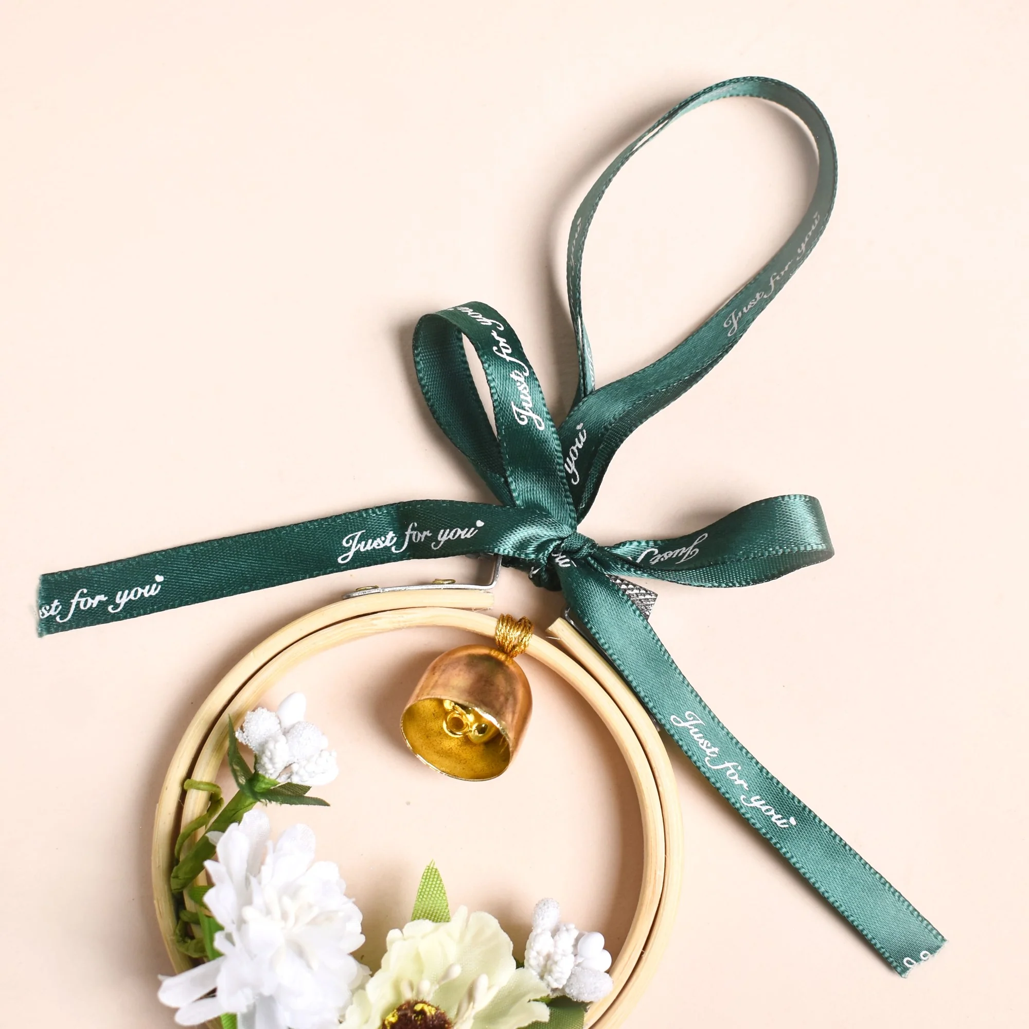 White Blooms DIY Hanging Car Accessory For Mirror - Image 8
