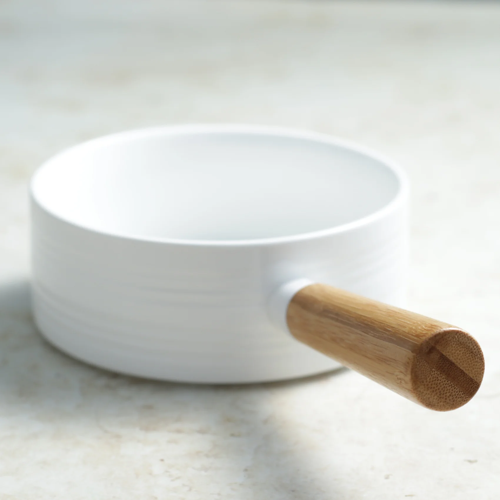White Bowl with Handle - Image 10