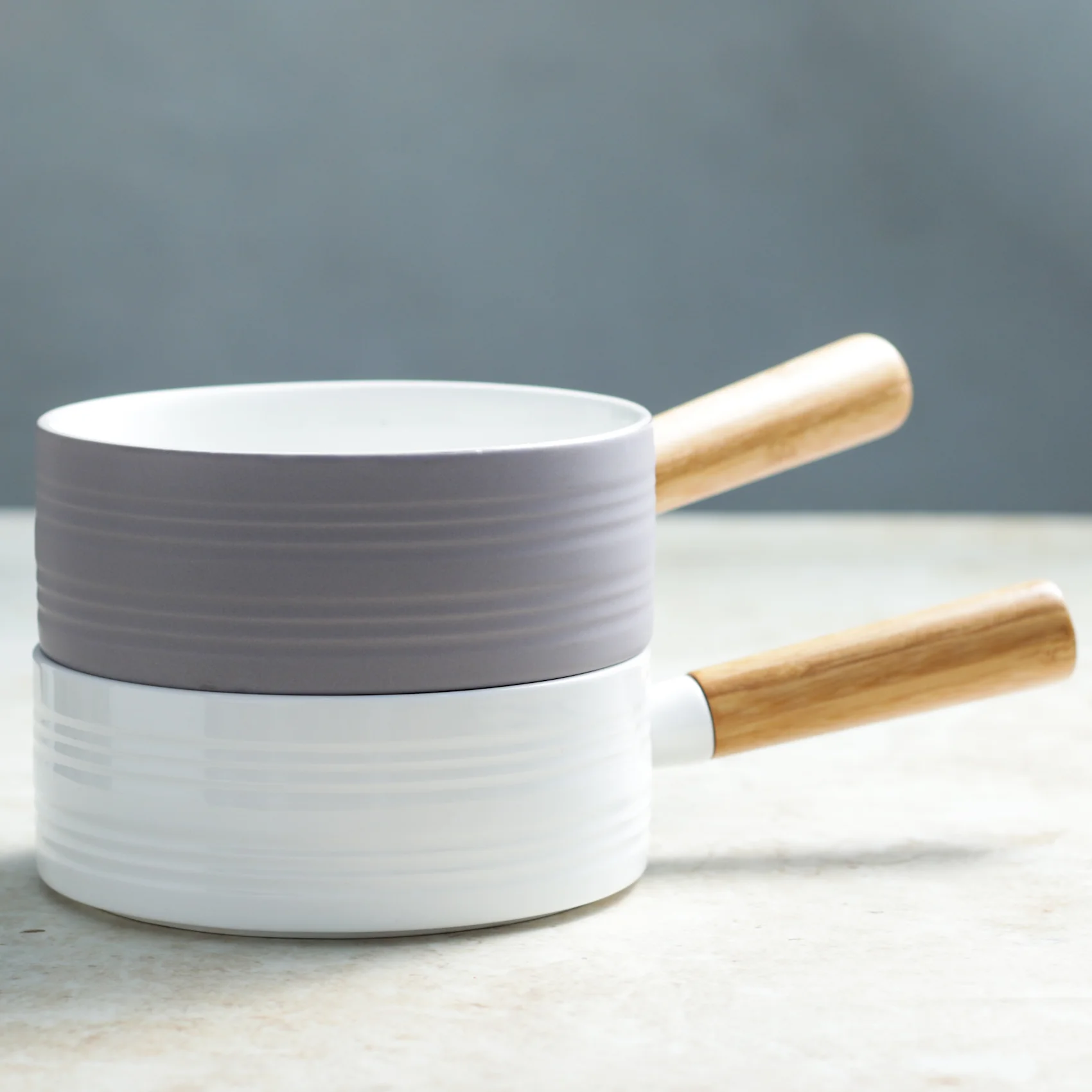 White Bowl with Handle - Image 12