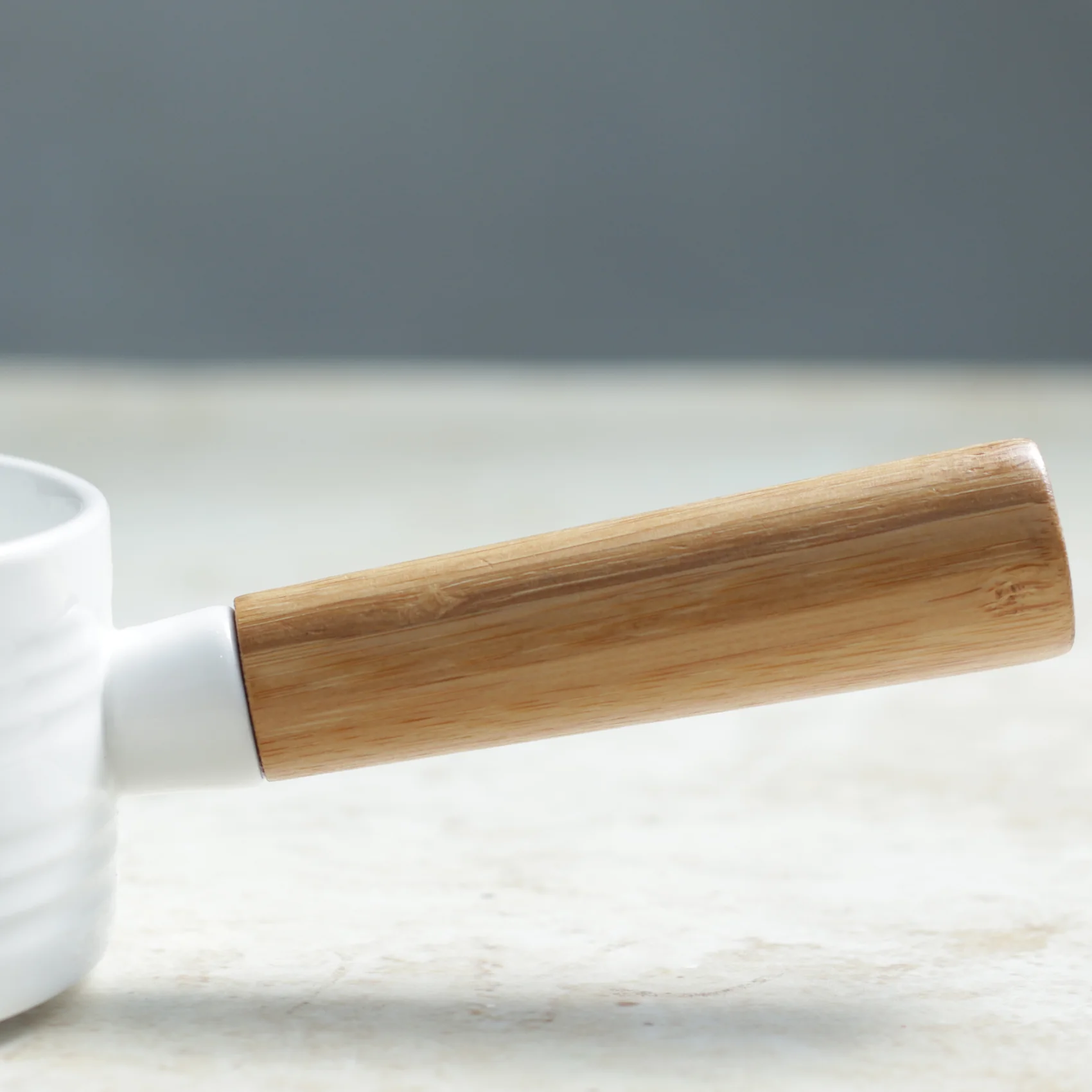 White Bowl with Handle - Image 7