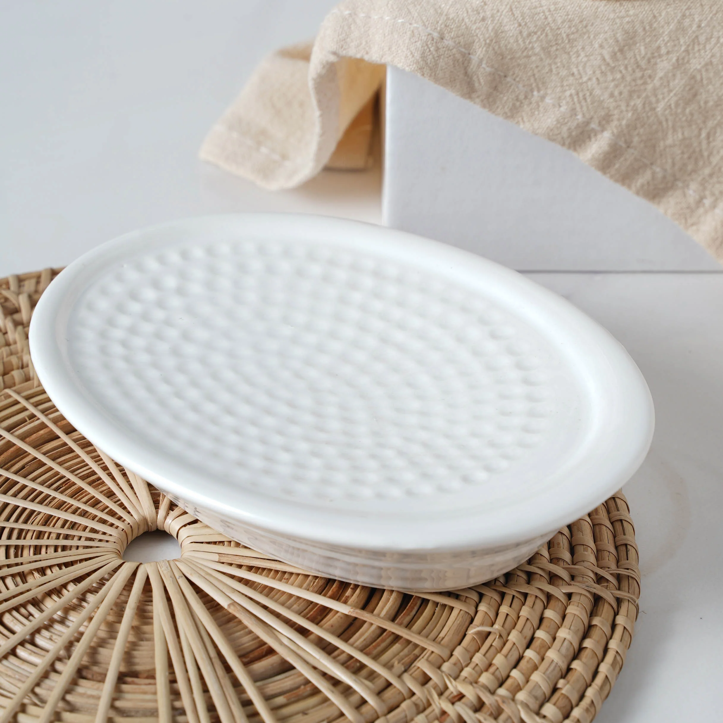 White Ceramic Bathroom Accessories Set - Image 8