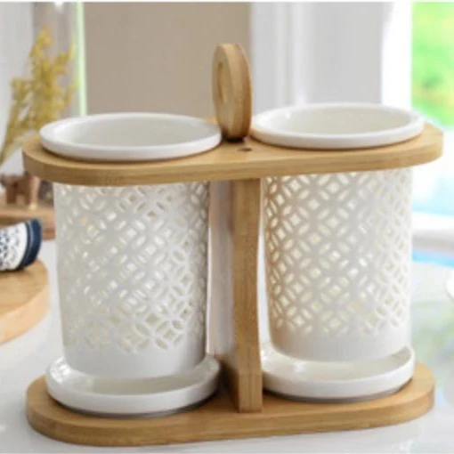 White Cutlery Holder - Image 3