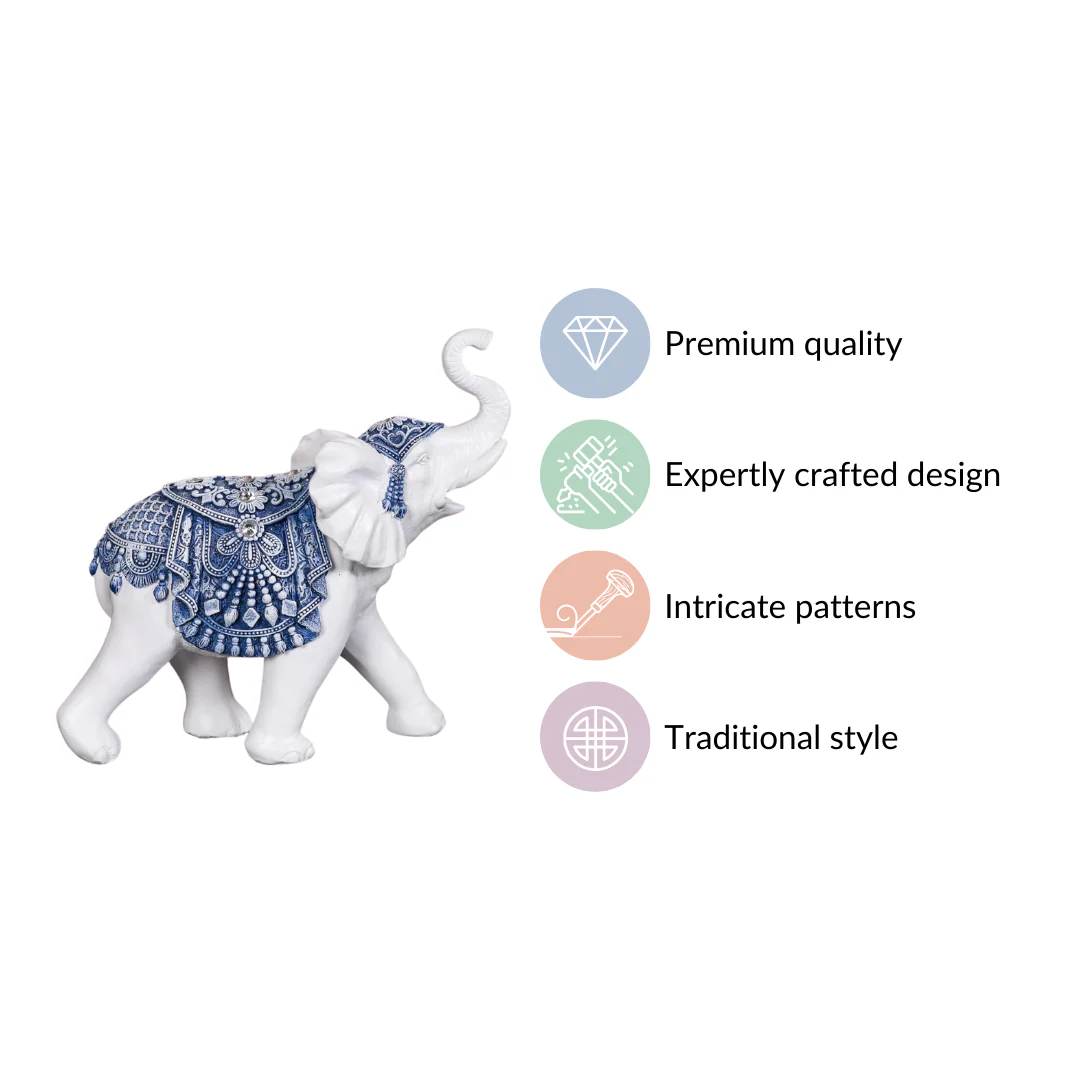 White Elephant Figurine - Image 4