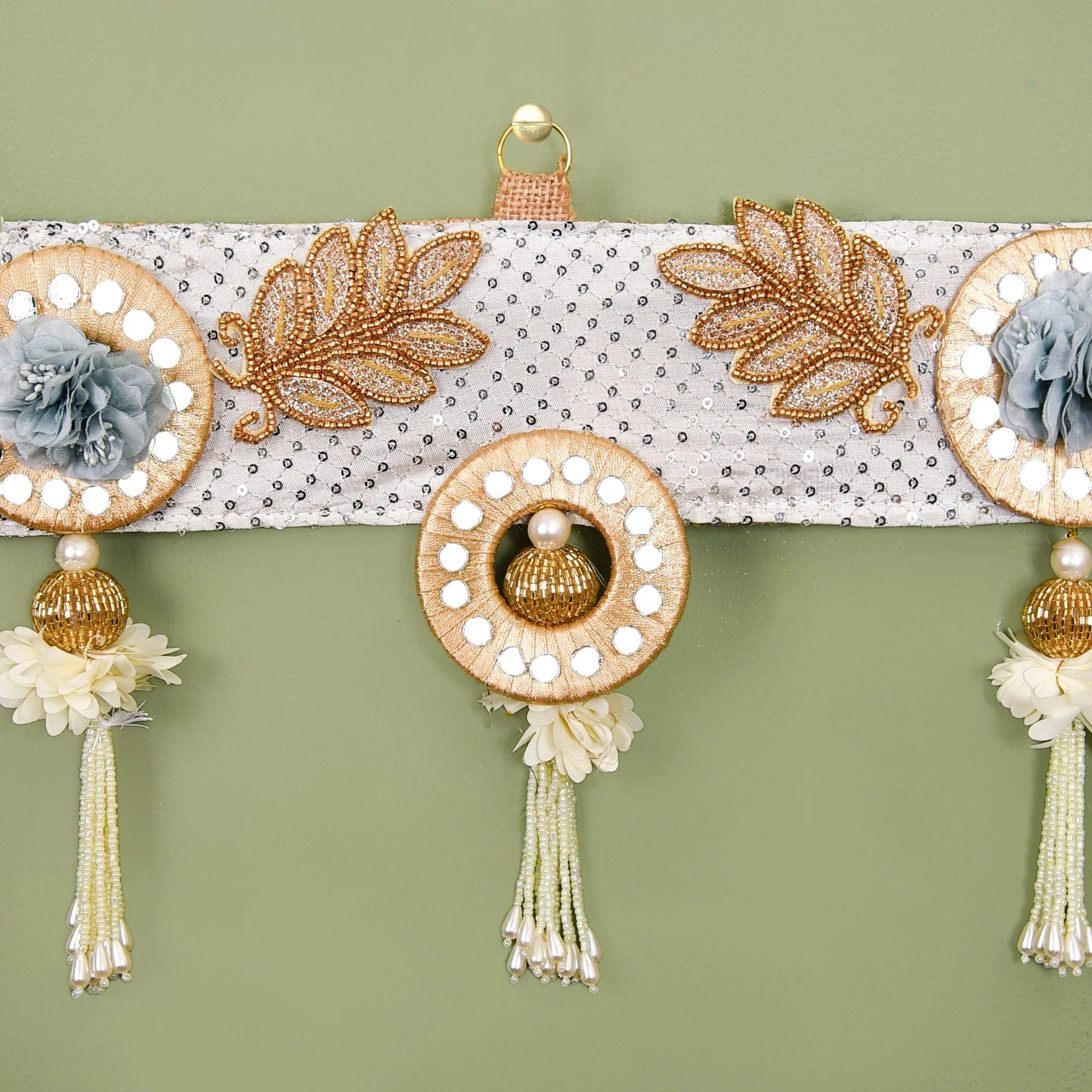 White Flora Toran For Home Decor - Image 5