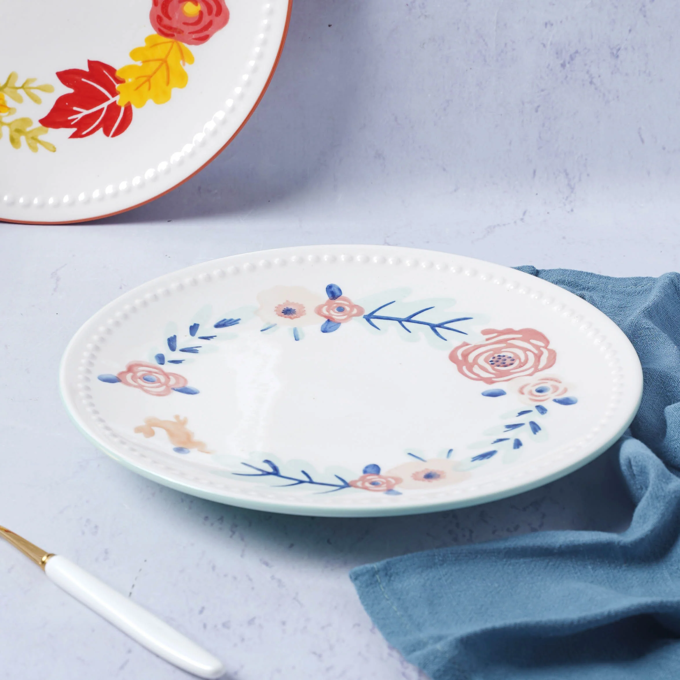 White Flower Plate - Image 18