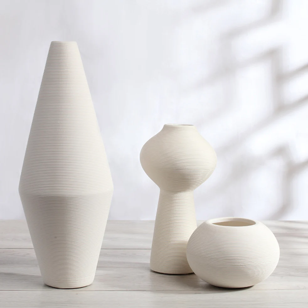 White Flower Vases - Image 8
