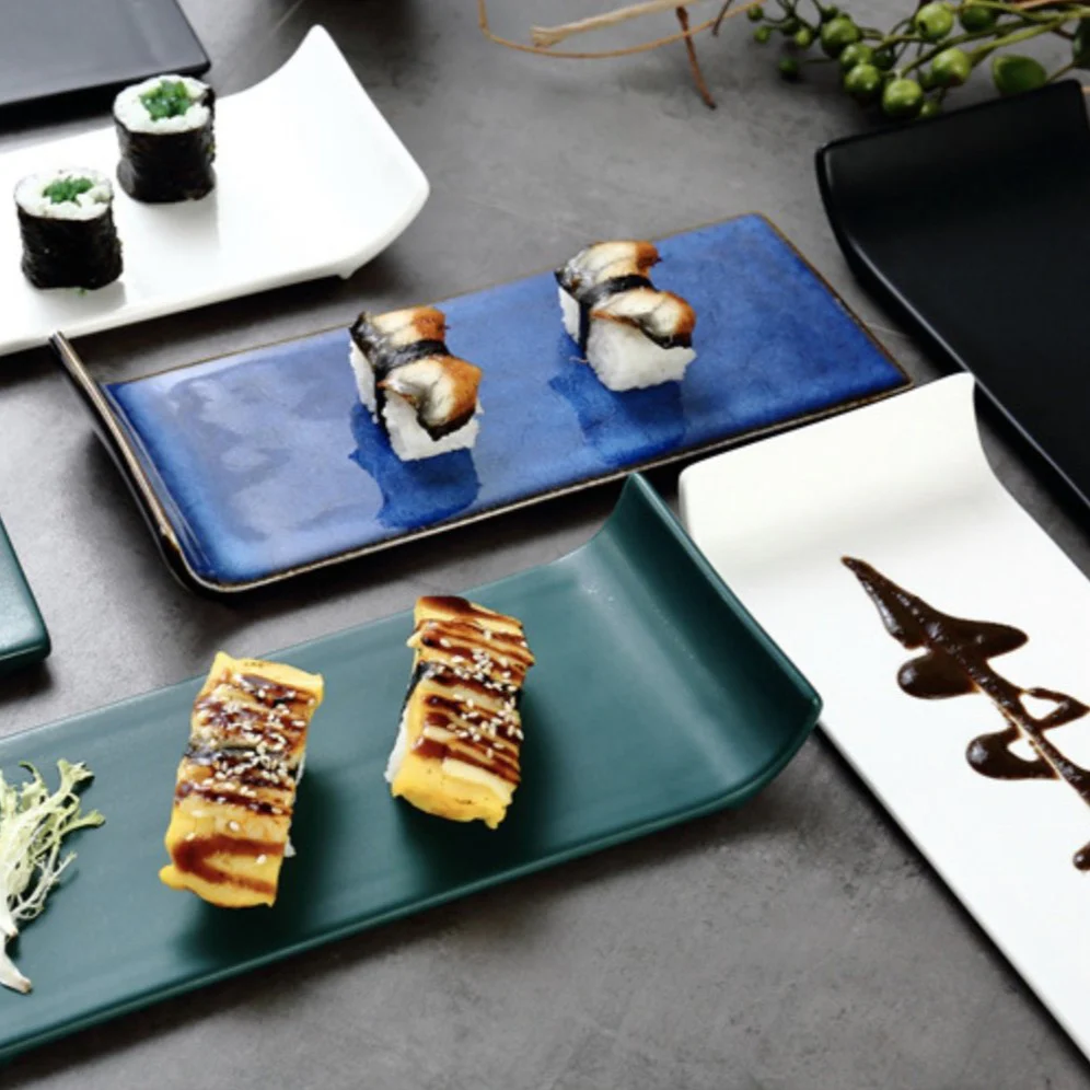 White Long Serving Plate - Image 4