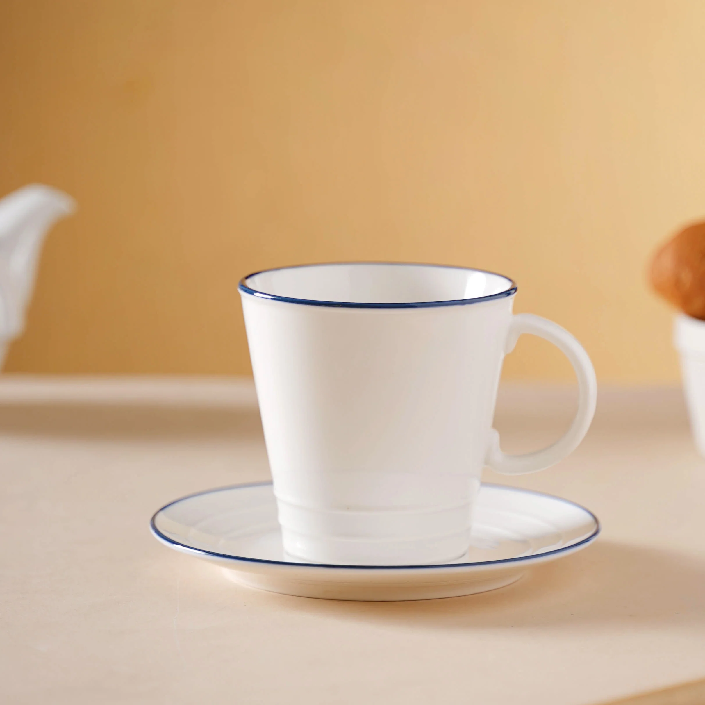 White Mug-Plate Set - Image 4