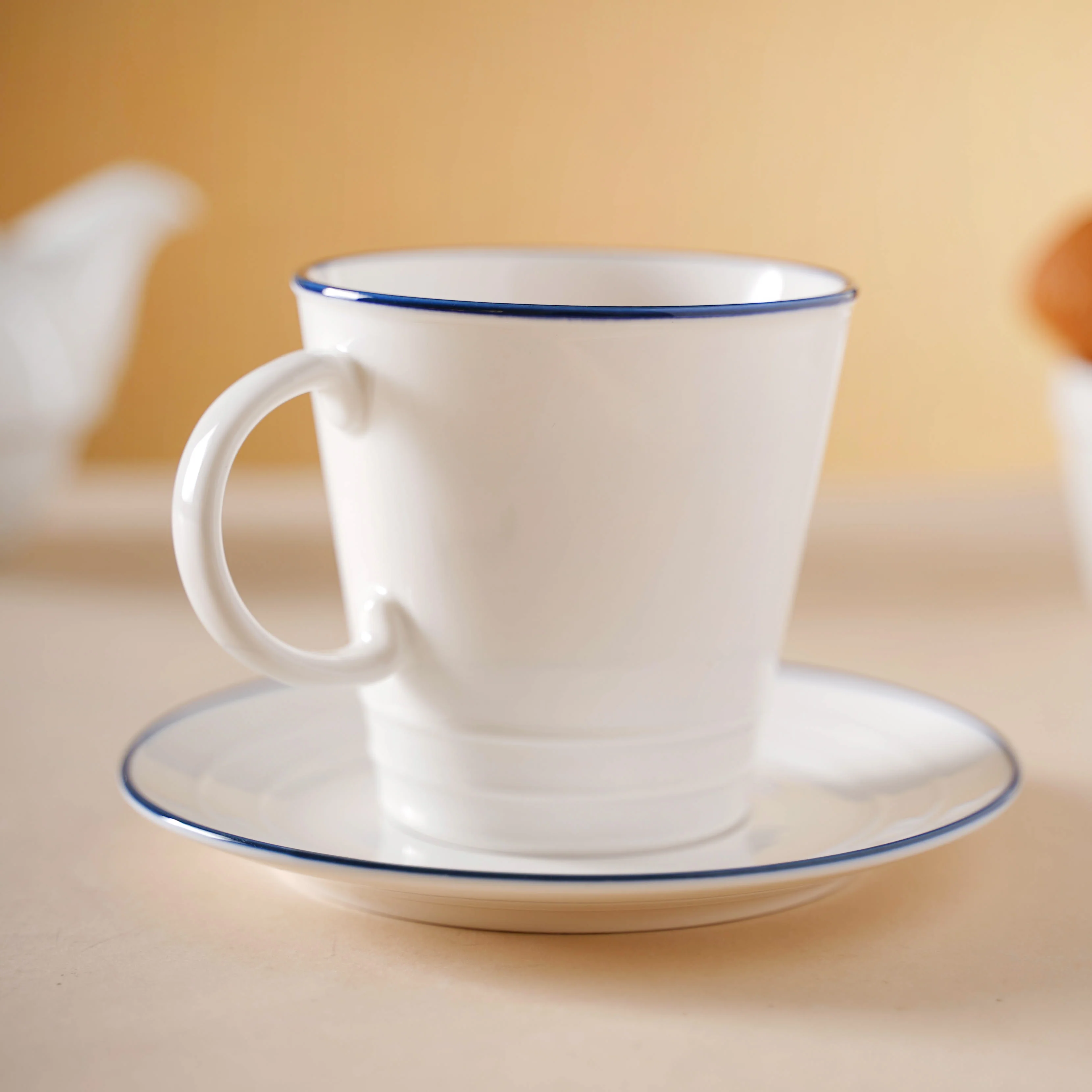 White Mug-Plate Set - Image 6