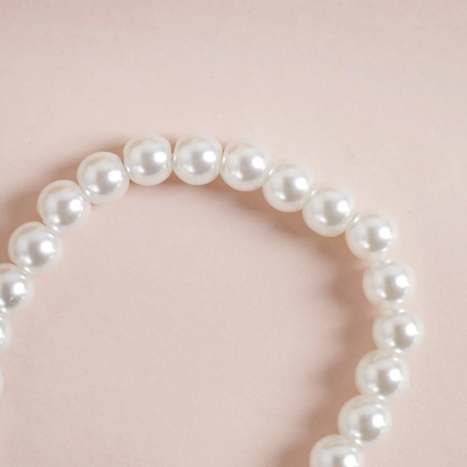 White Pearl Keychain With Lobster Clasp - Image 5