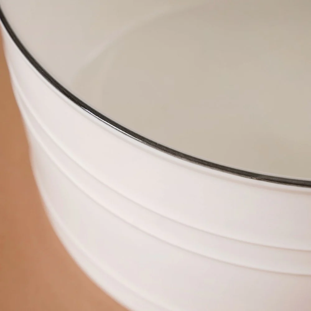 White Serving Bowl - Image 15