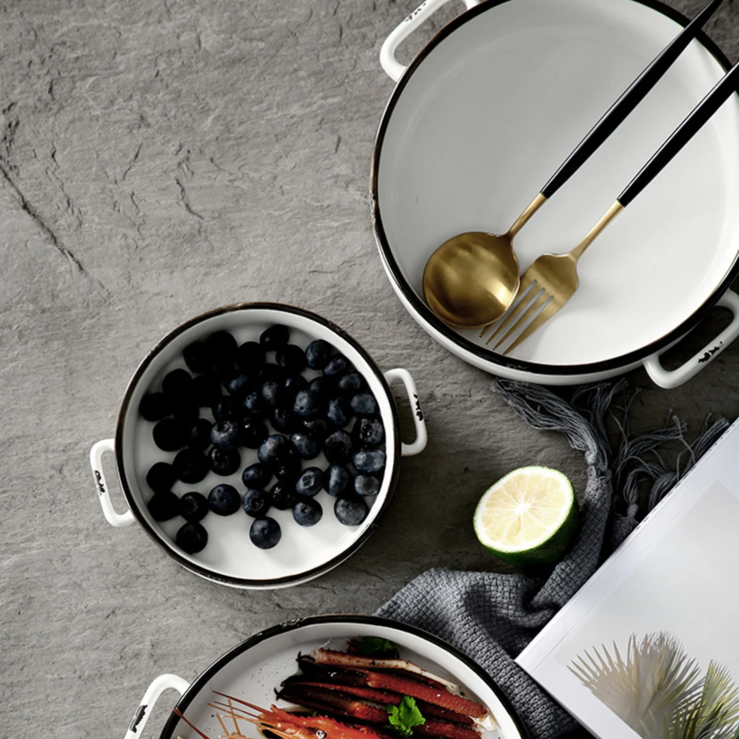 White Serving Dish - Image 12
