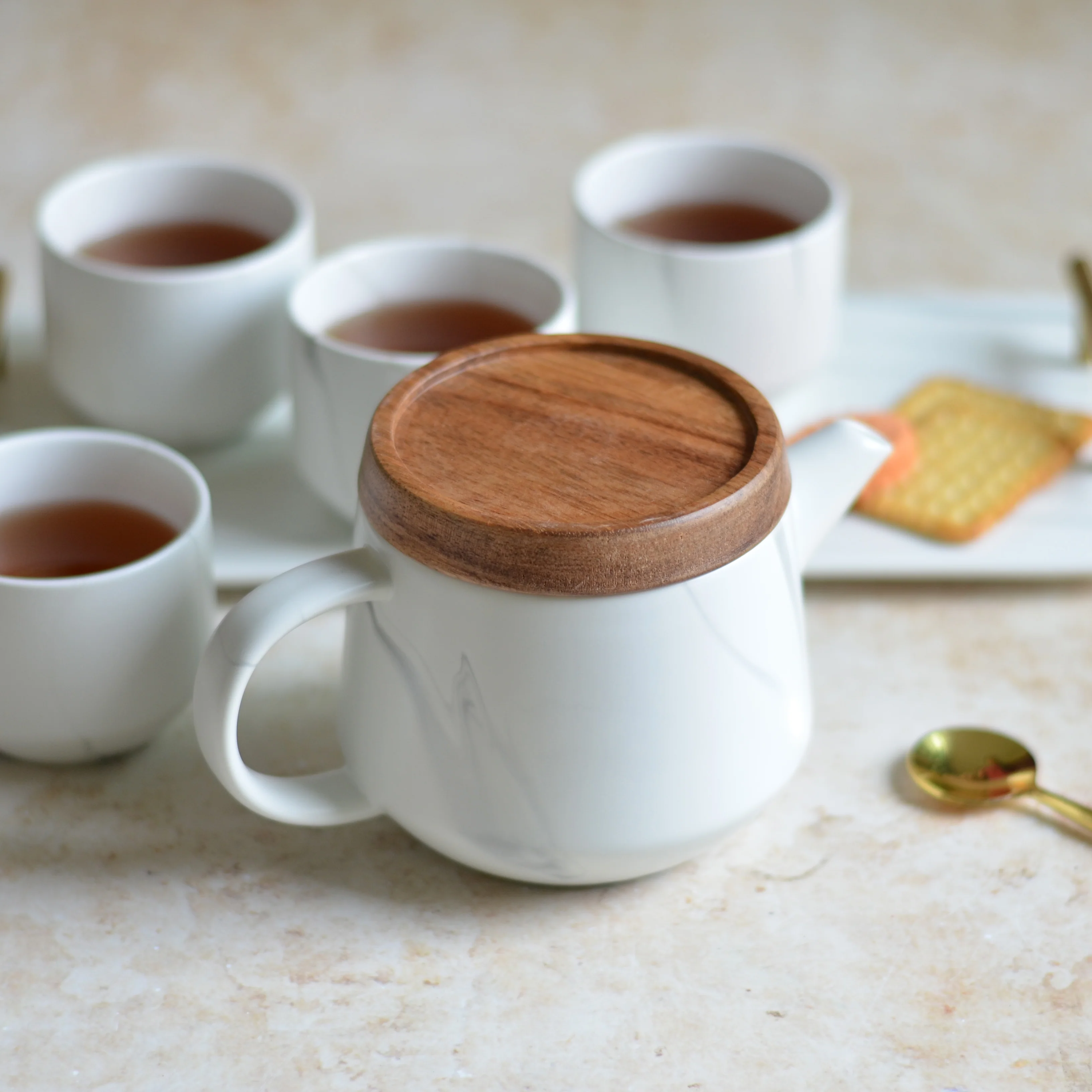 White Tea Set - Image 3