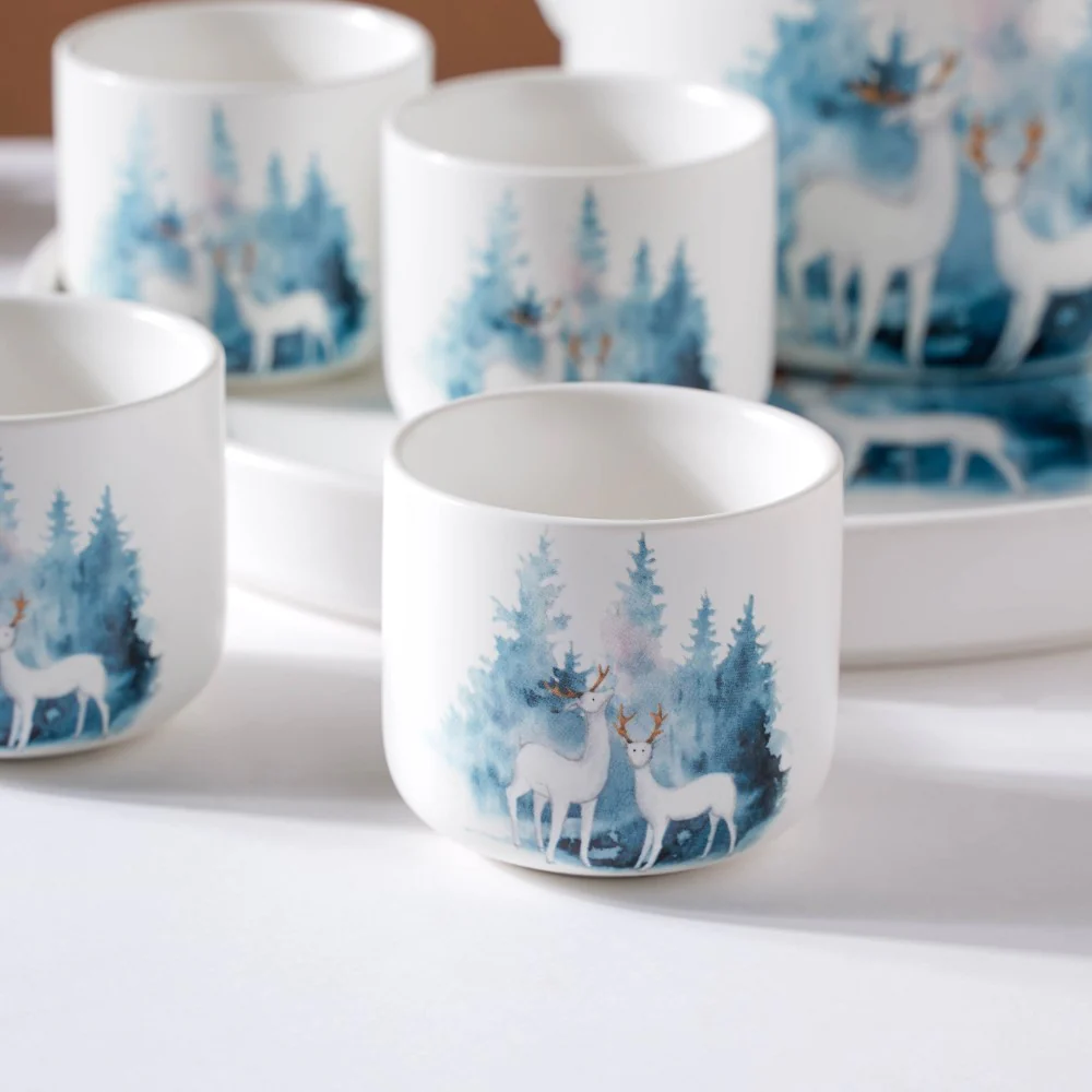 White Teapot Set - Image 4