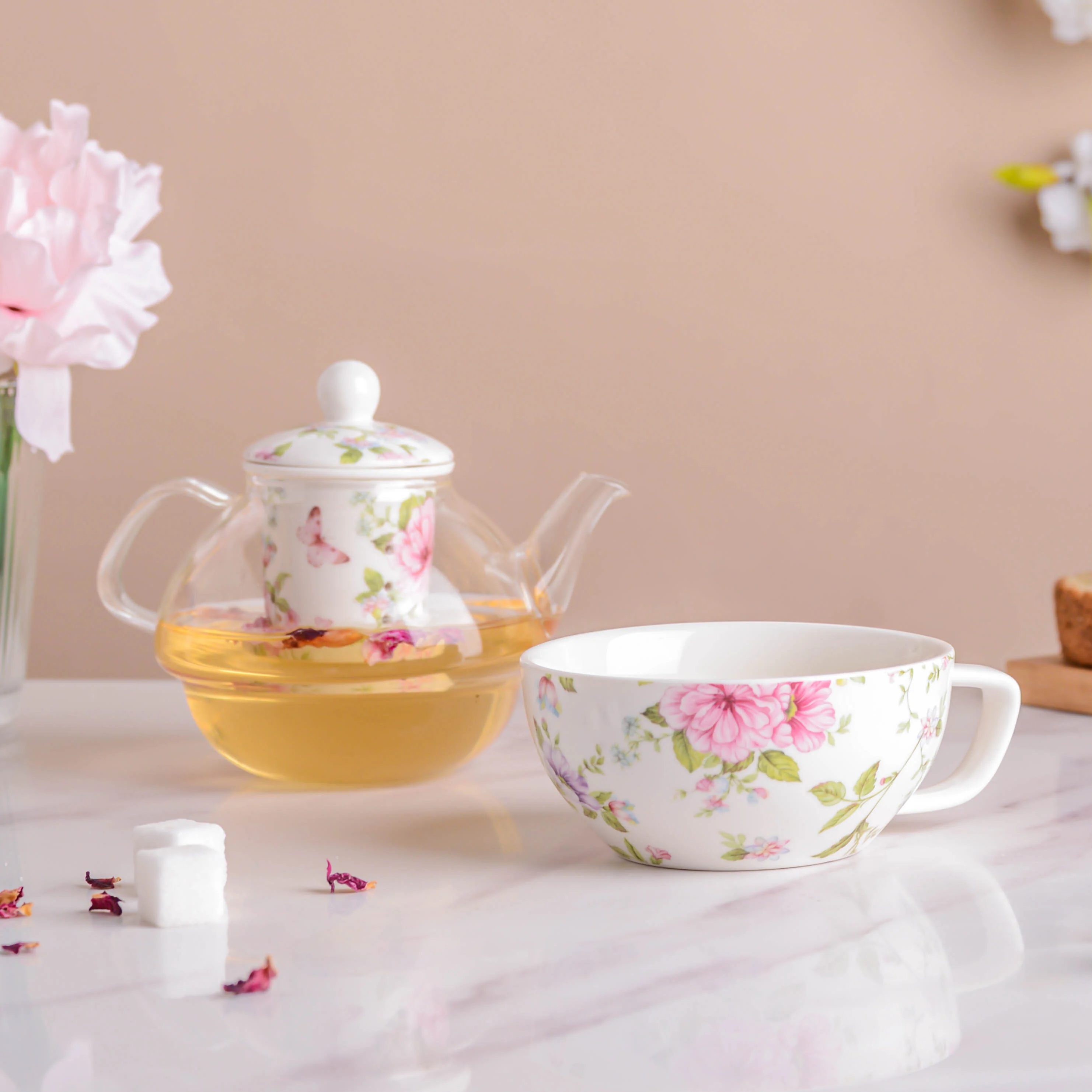 JARDIN White Teapot Set - Image 11