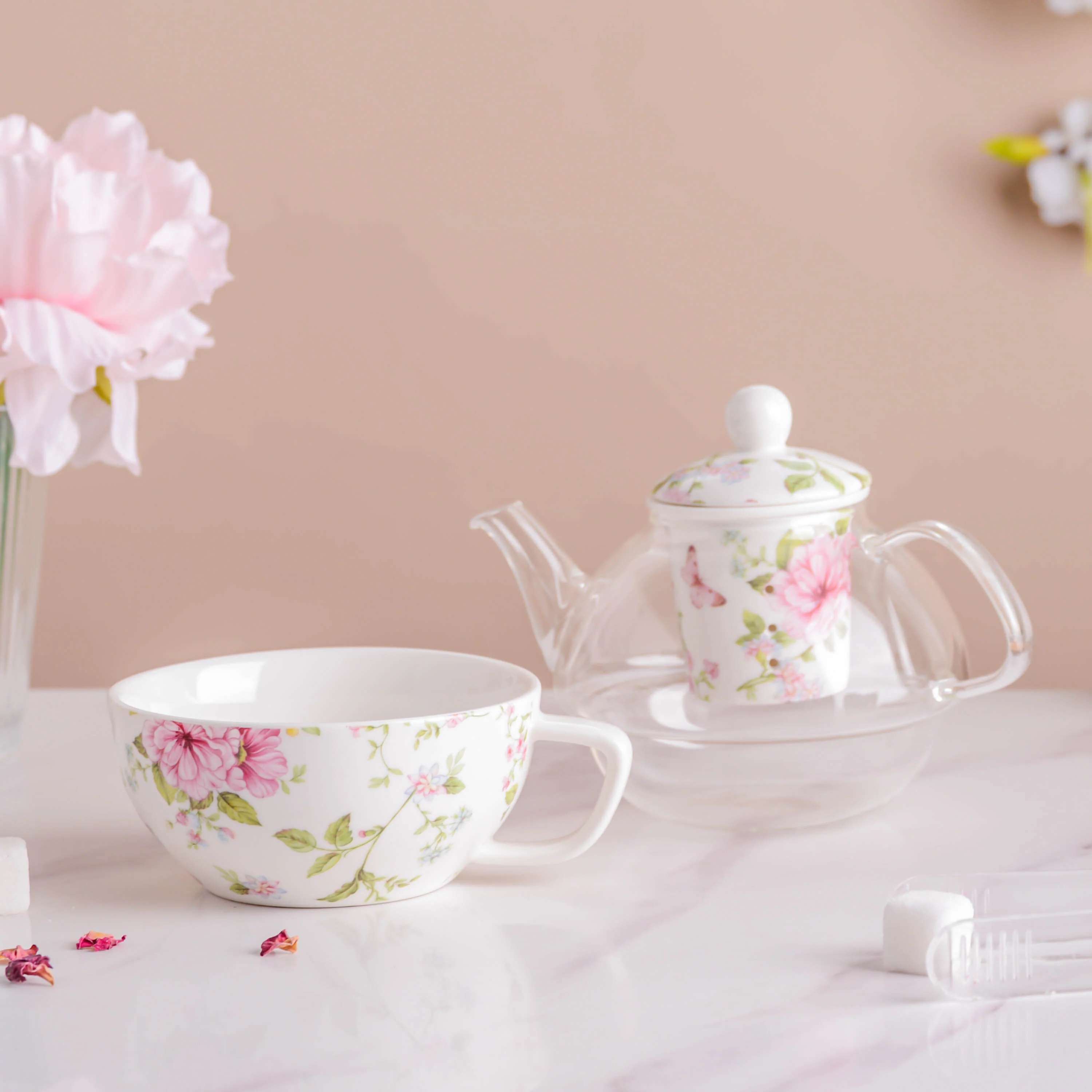 JARDIN White Teapot Set - Image 5