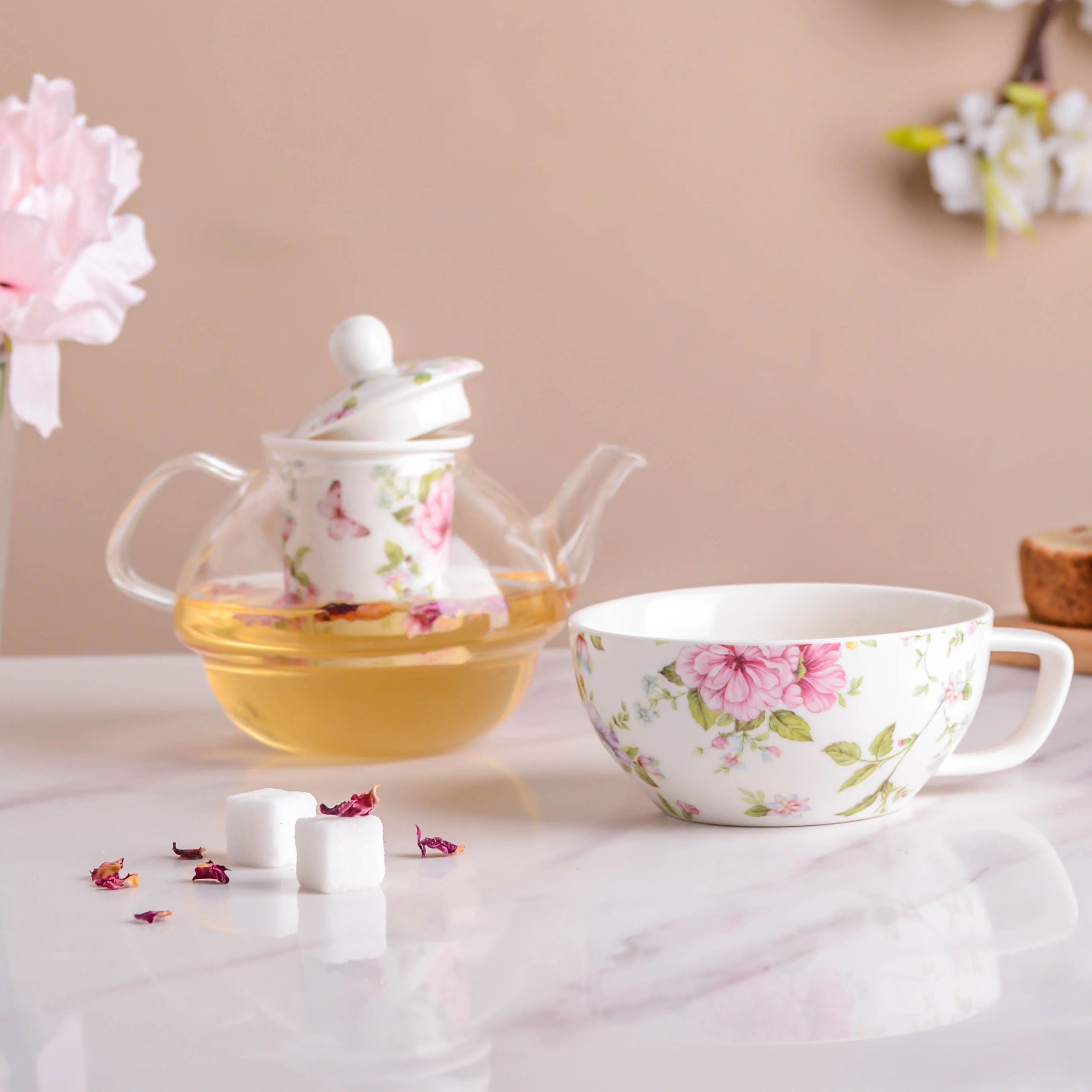 JARDIN White Teapot Set - Image 6