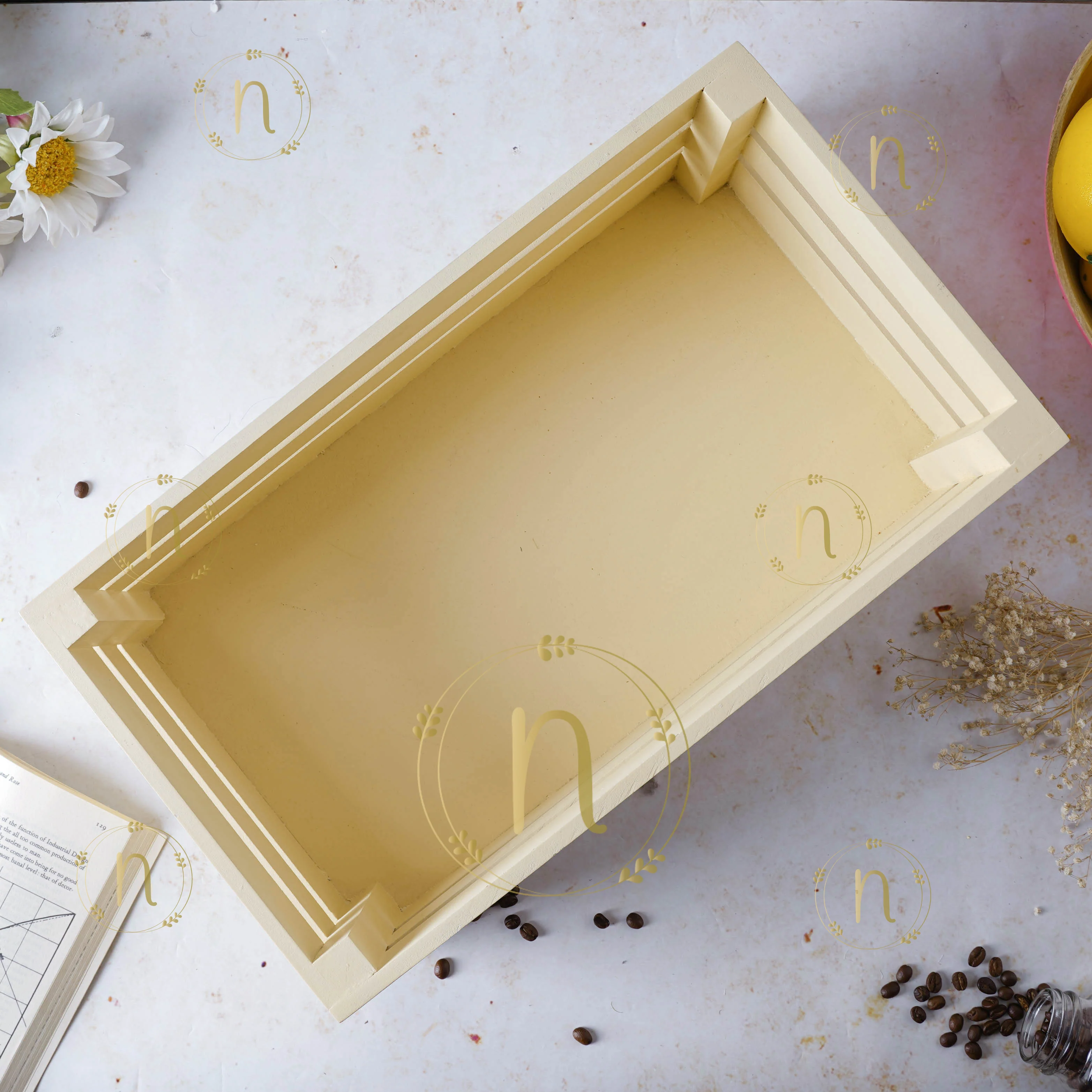 White Wooden Storage Crate - Image 4