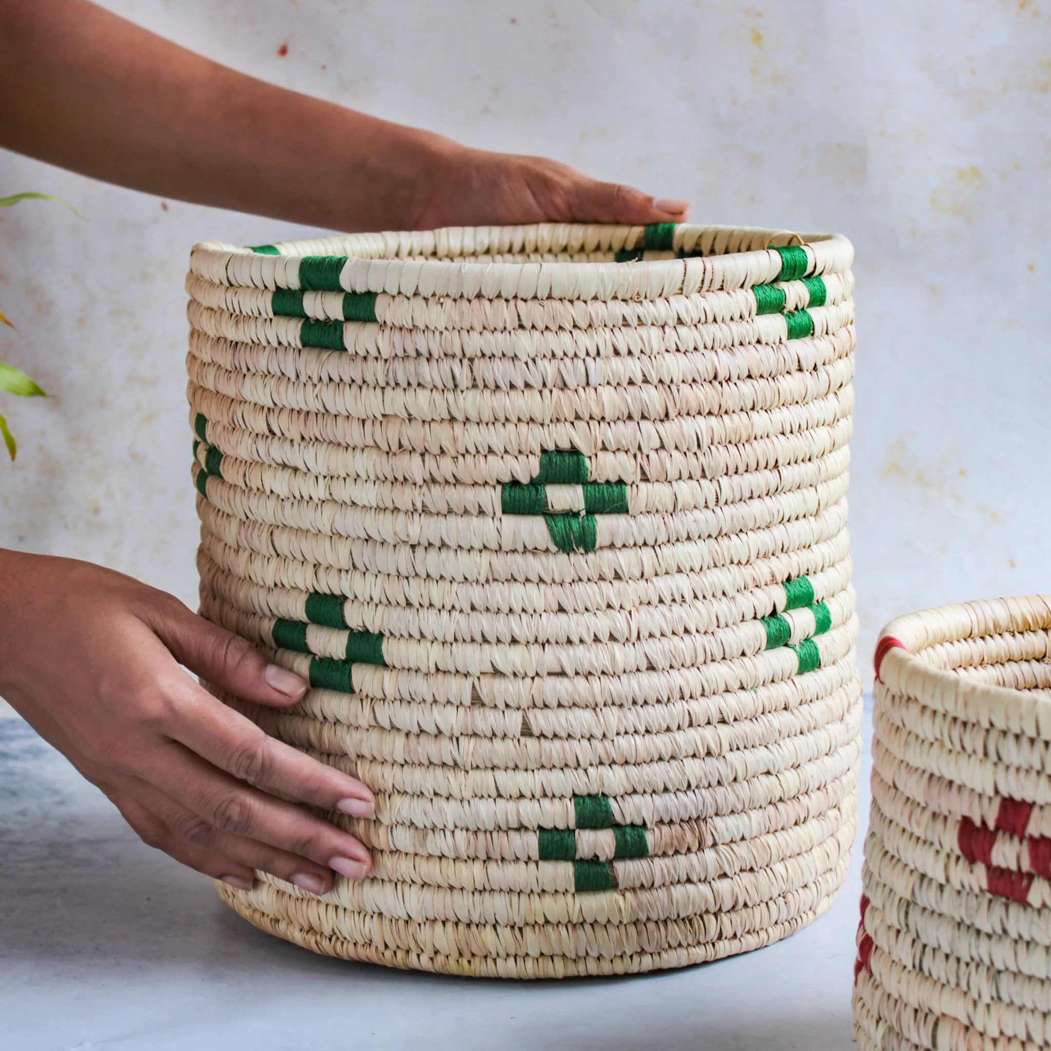 Wicker Planter Set of 3 - Image 13