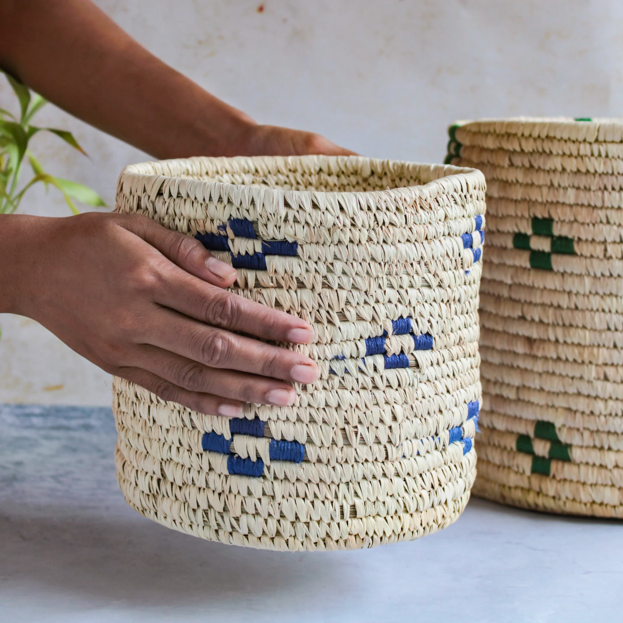 Wicker Planter Set of 3 - Image 14