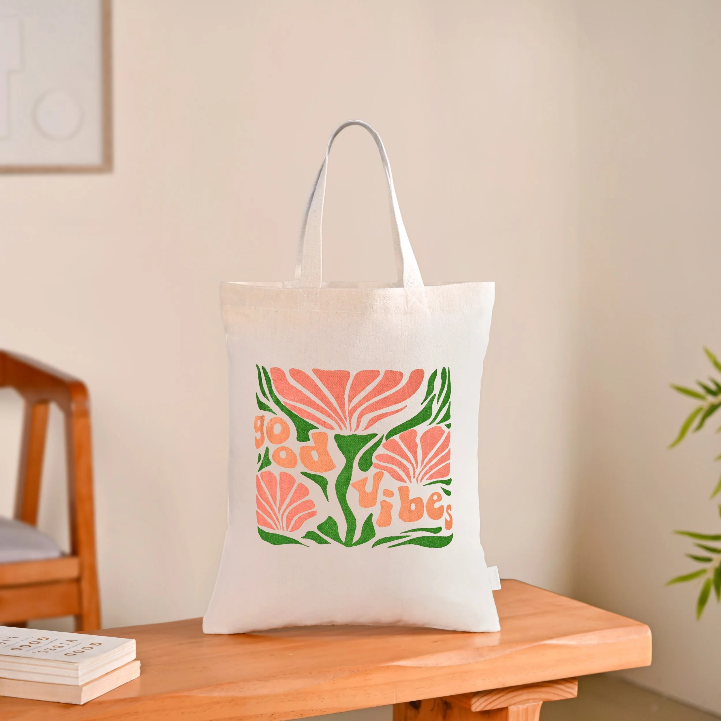 Wild Soul Good Vibes Canvas Tote Bag Set Of 2 - Image 8