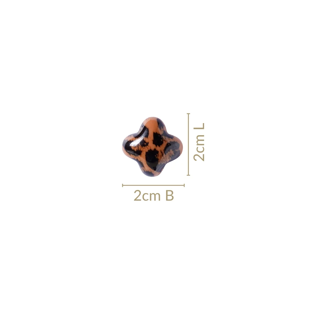Wildly Chic Leopard Print Studs - Image 3