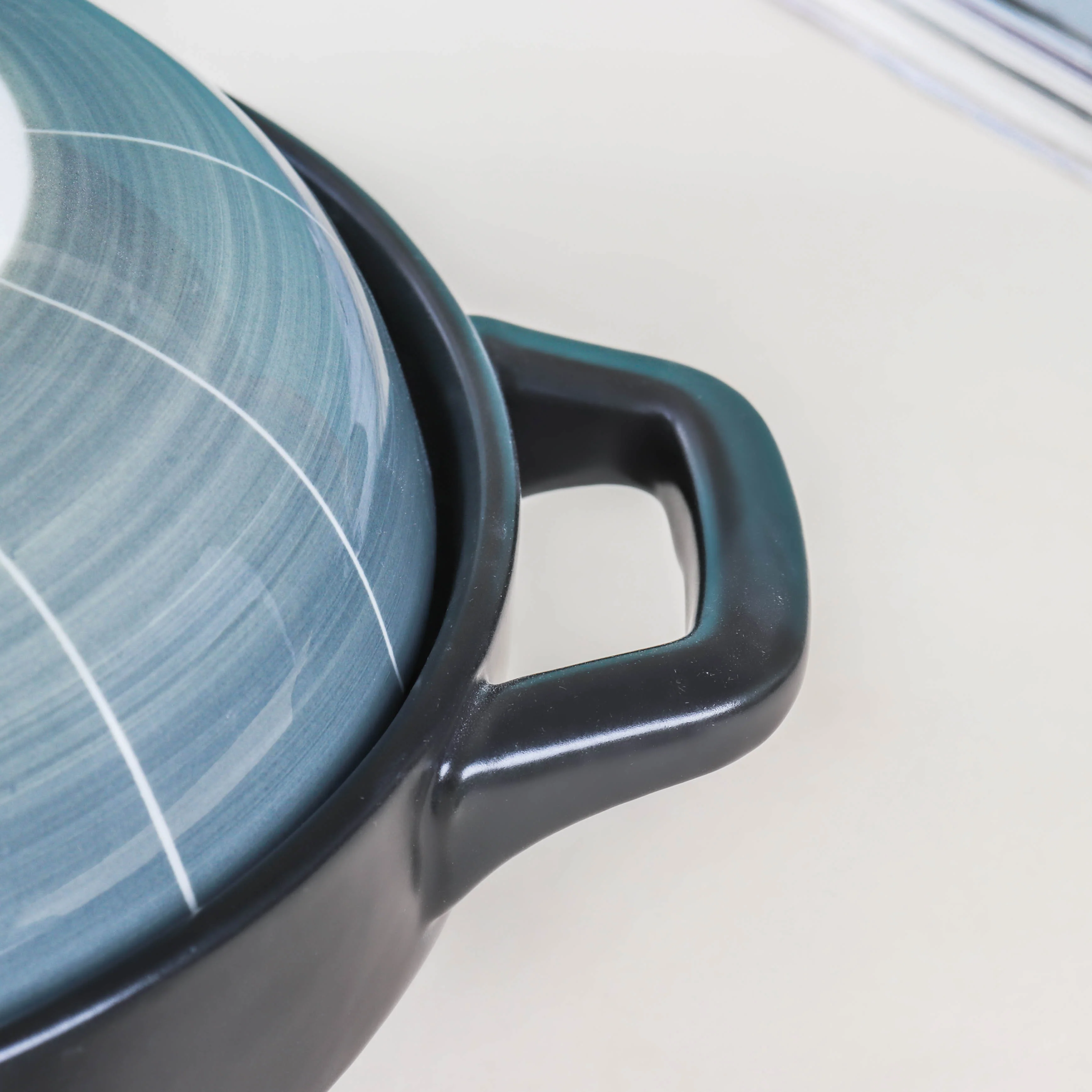 Willow Shallow Cooking Pot Grey - Image 7