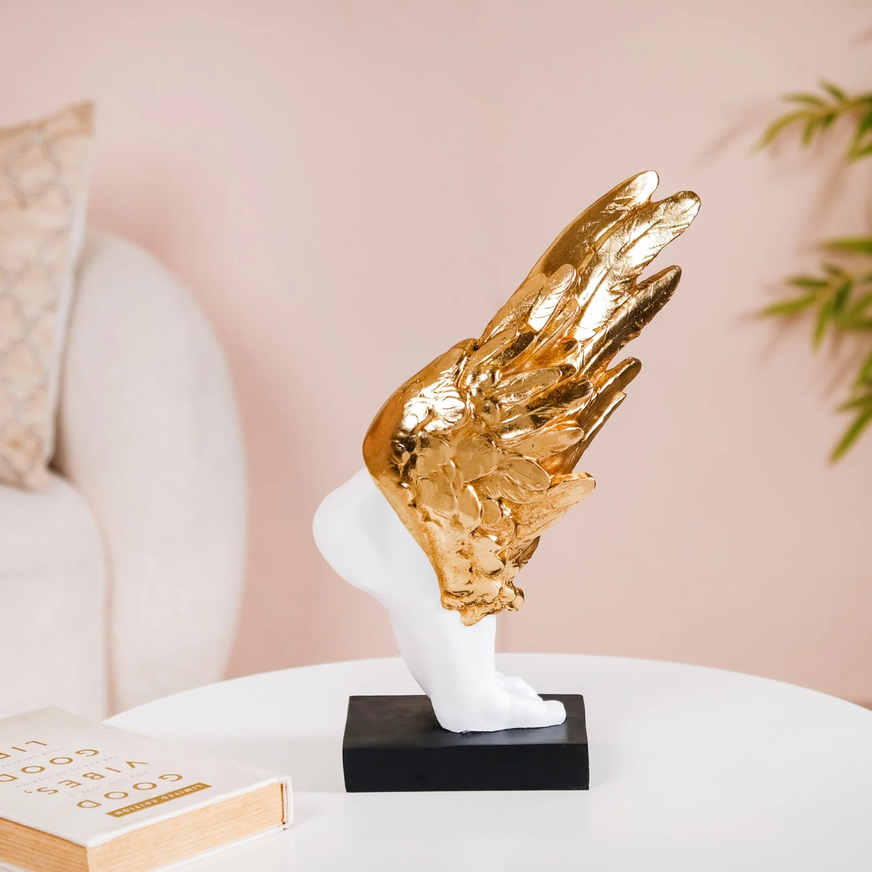 Winged Foot Of Mercury Decor Showpiece White - Image 6
