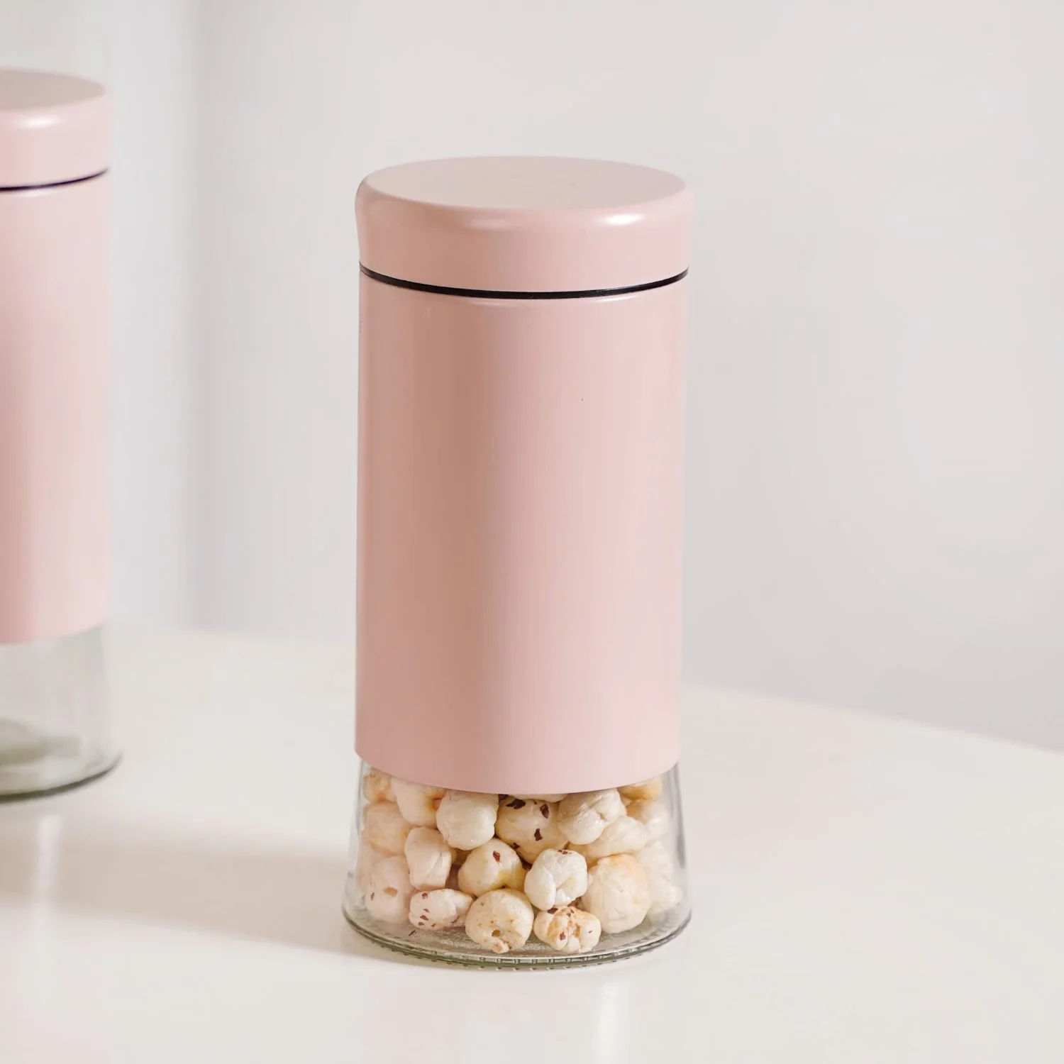 Winnie Pink Metal And Glass Container Set Of 4 1000ml - Image 5